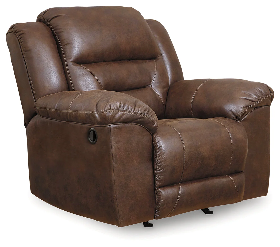 Stoneland Chocolate 2 Reclining Sofas and Recliner (Online Special Price) - Image 2
