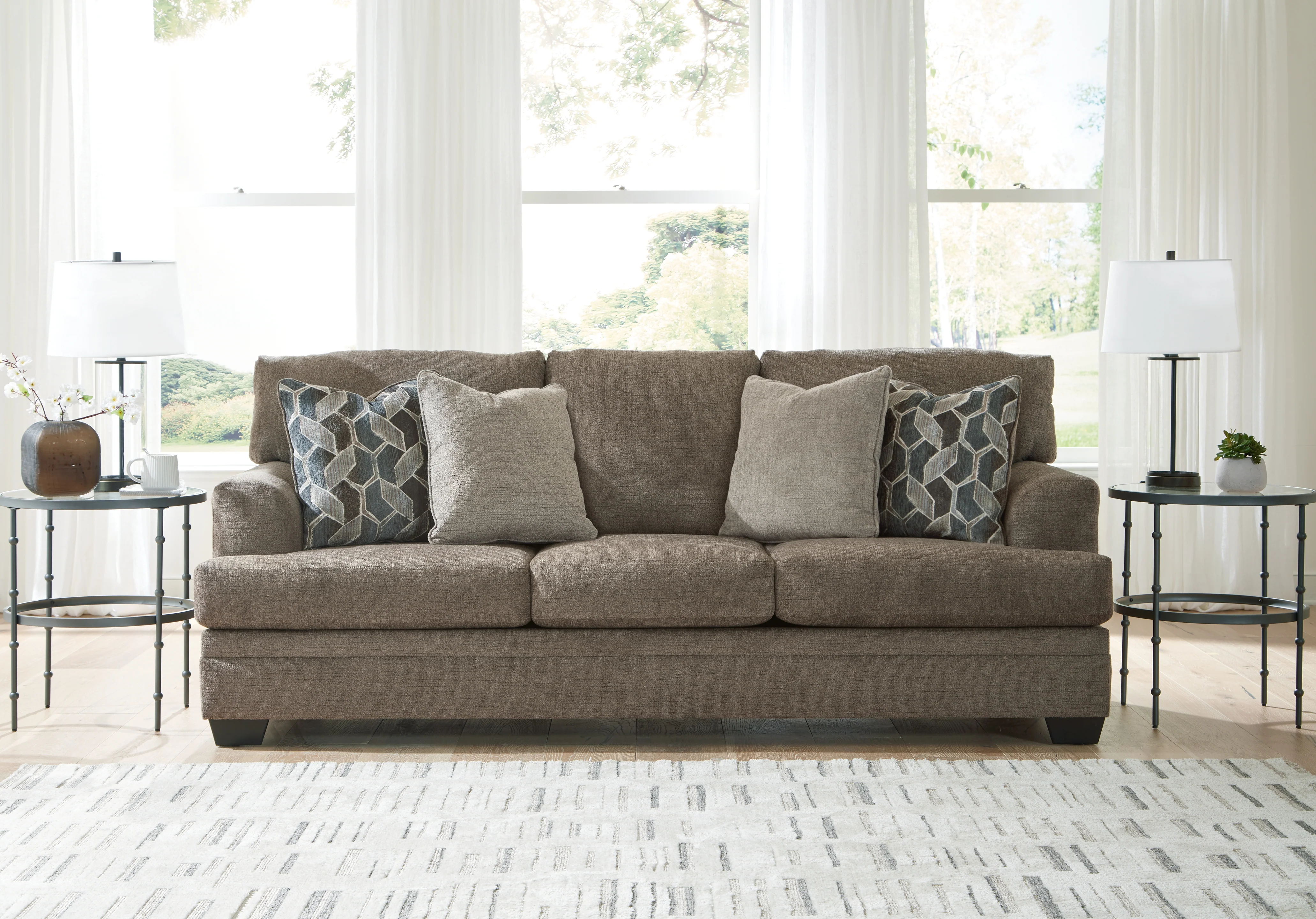 Stonemeade Nutmeg Sofa and 2 Recliners - Image 2