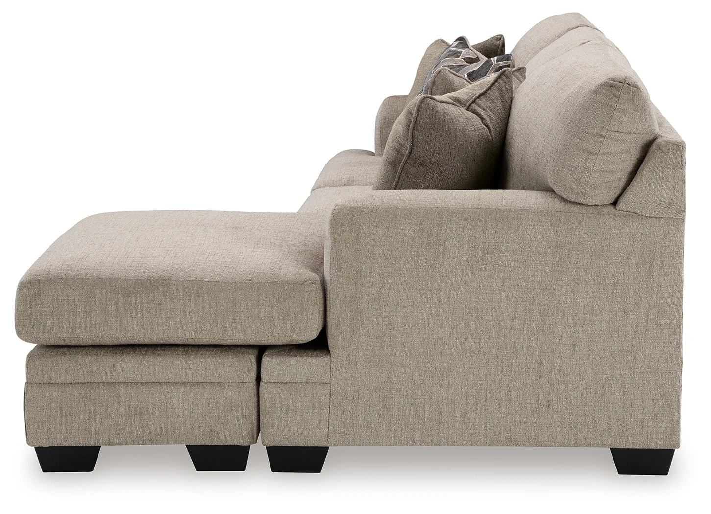 Stonemeade Taupe Sofa Chaise & Recliner (Online Special Price) - Image 6