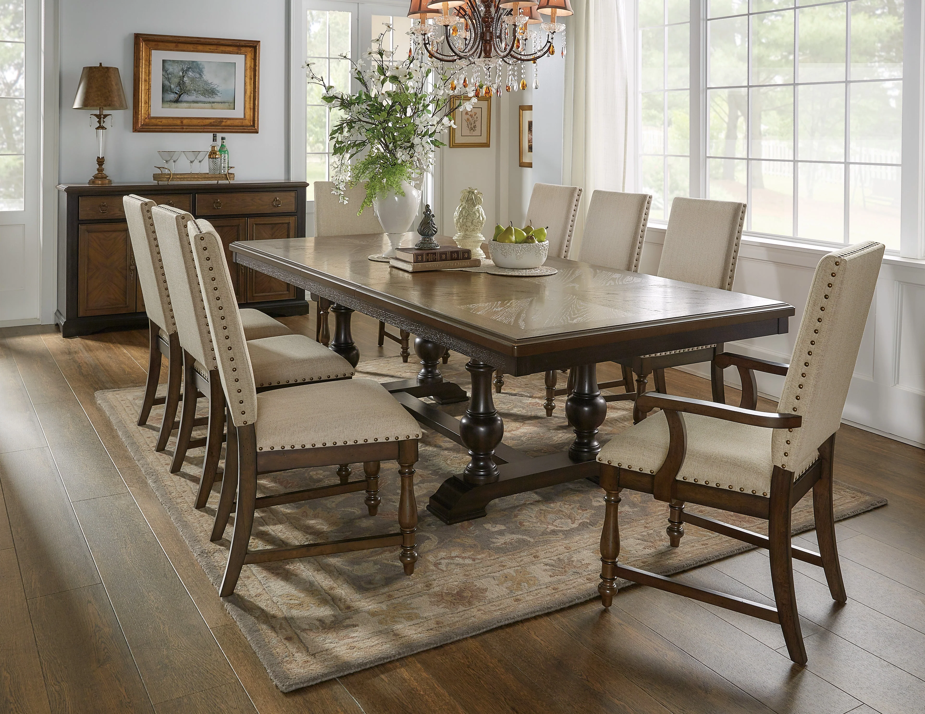 Stonington Brown/Beige Side Chair (Set of 2) - Image 6