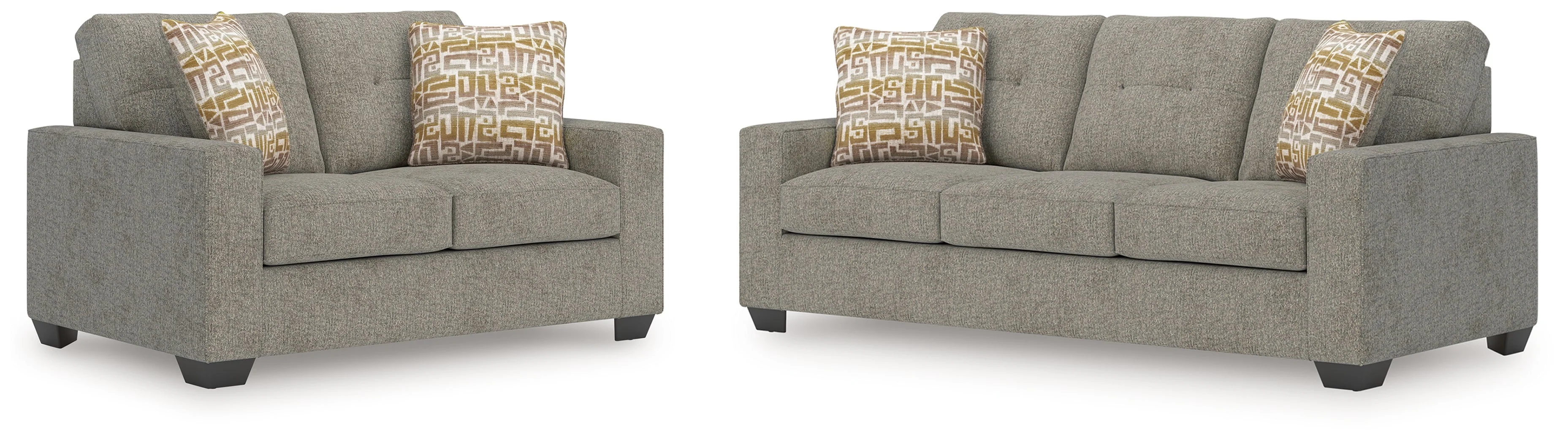 Storrow Iron Sofa and Loveseat - Image 2