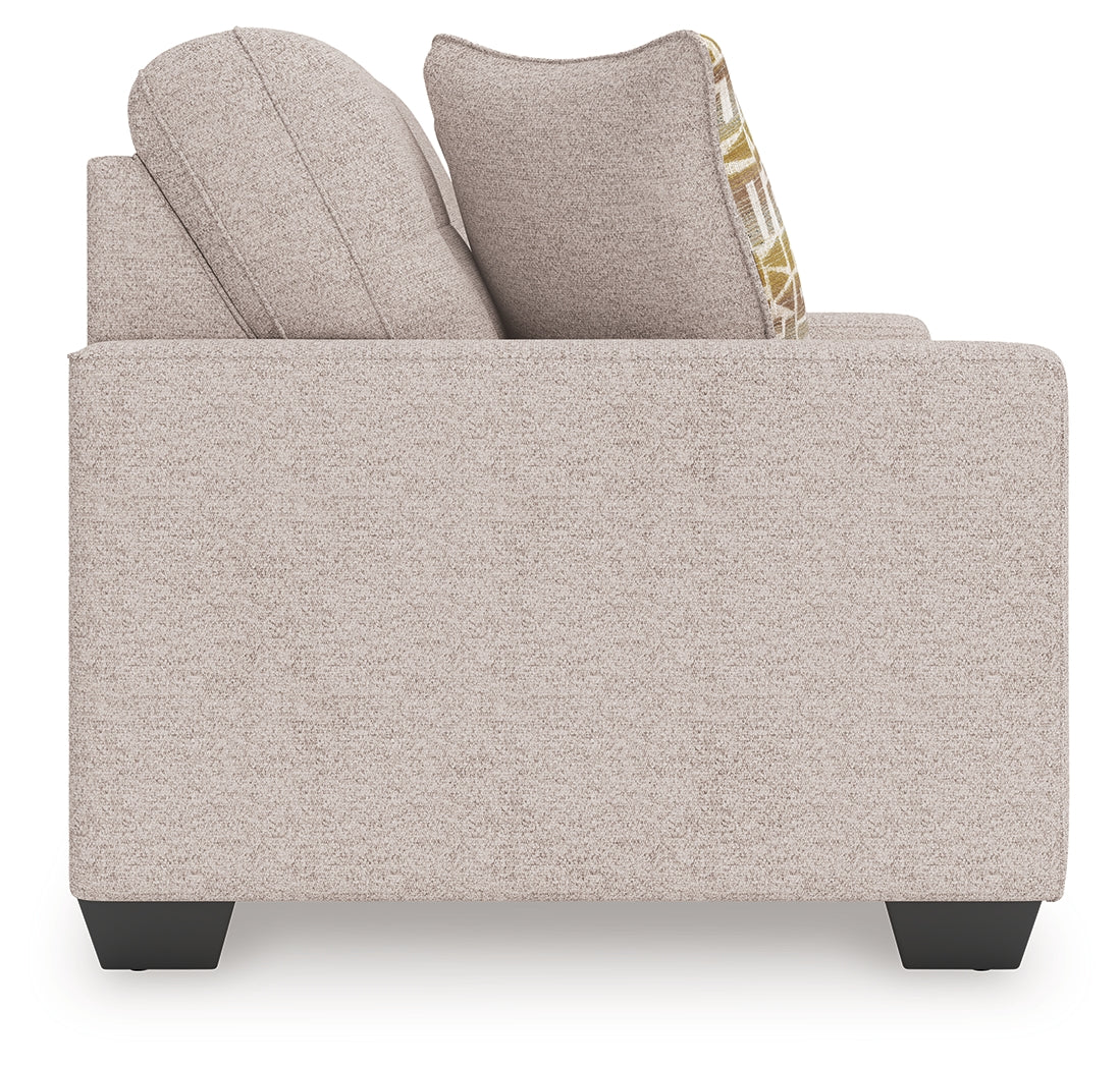Storrow Stone Loveseat - Image 5