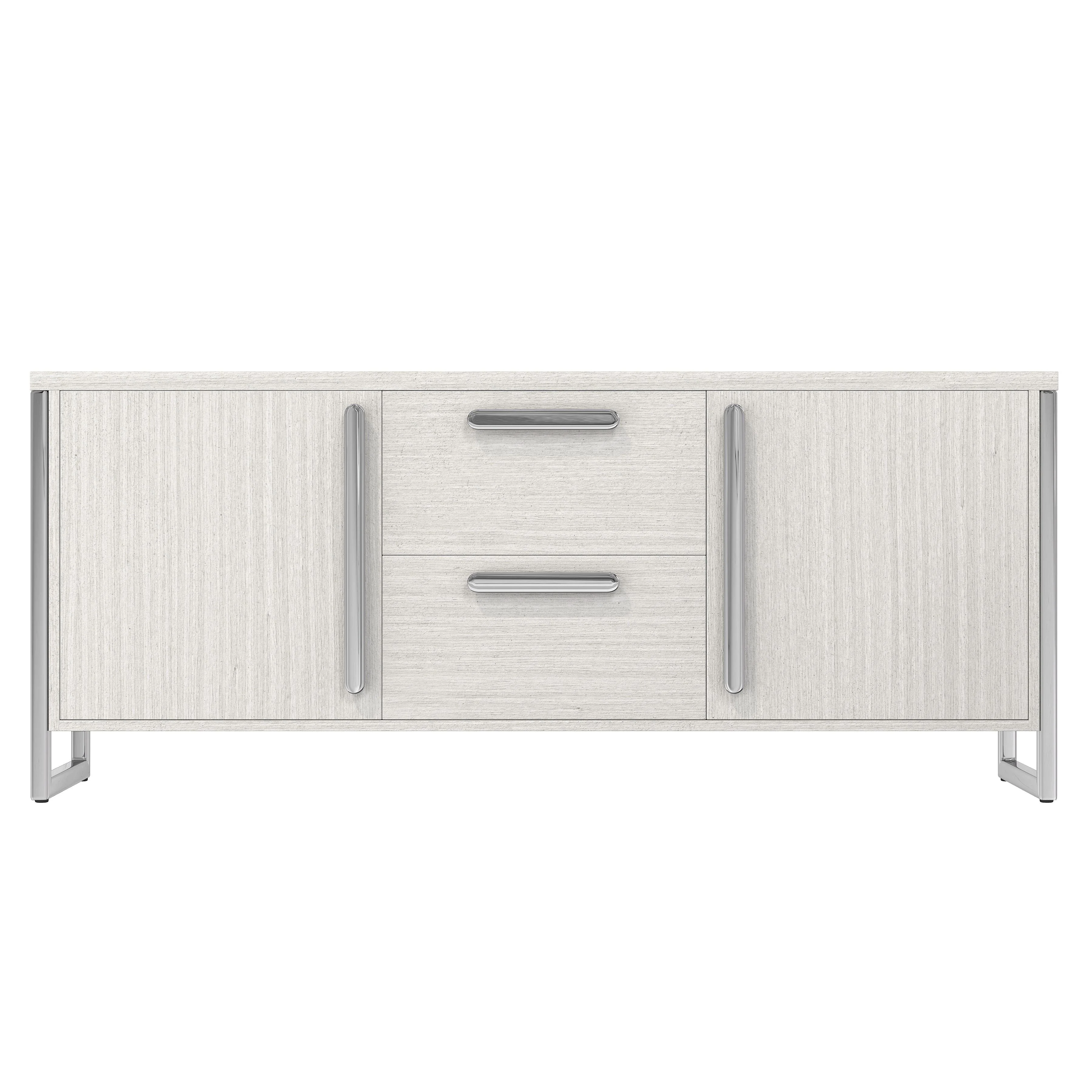 Stratum Polished Nickel/Mist Buffet - Image 3