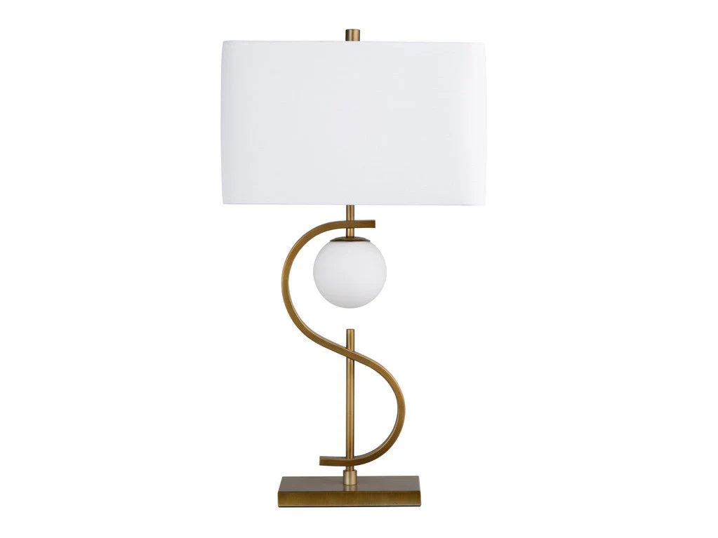 Streeter Gold/White Table Lamp