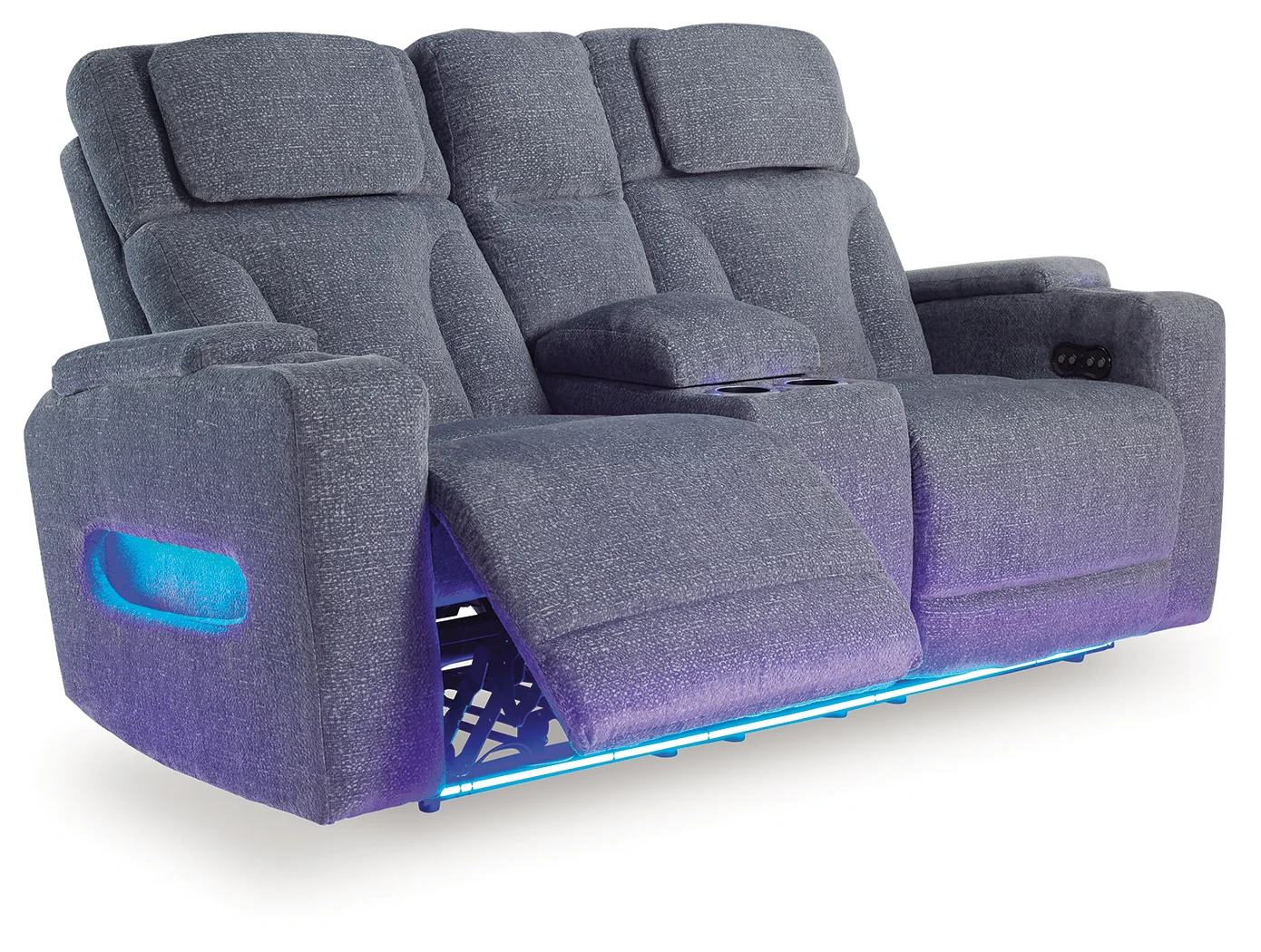 Studio Cave Steel Power Reclining Loveseat and Power Recliner - Image 11