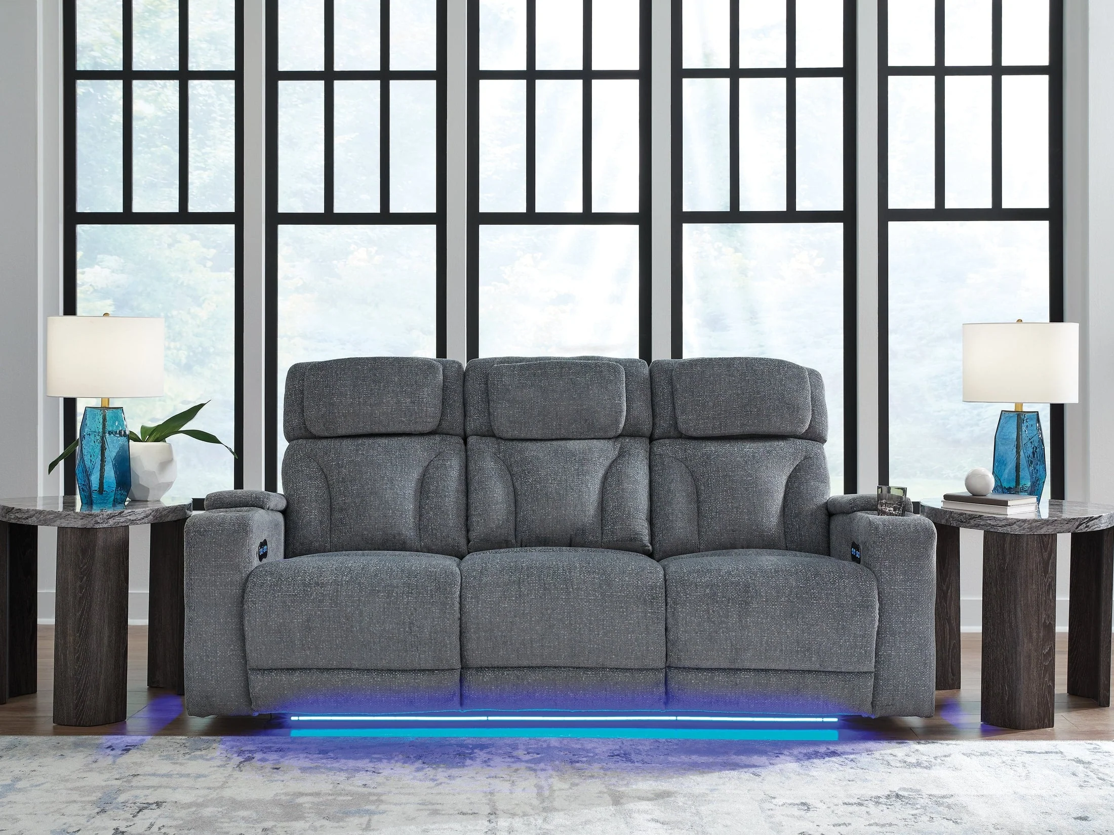 Studio Cave Steel Power Reclining Sofa (Online Special Price)