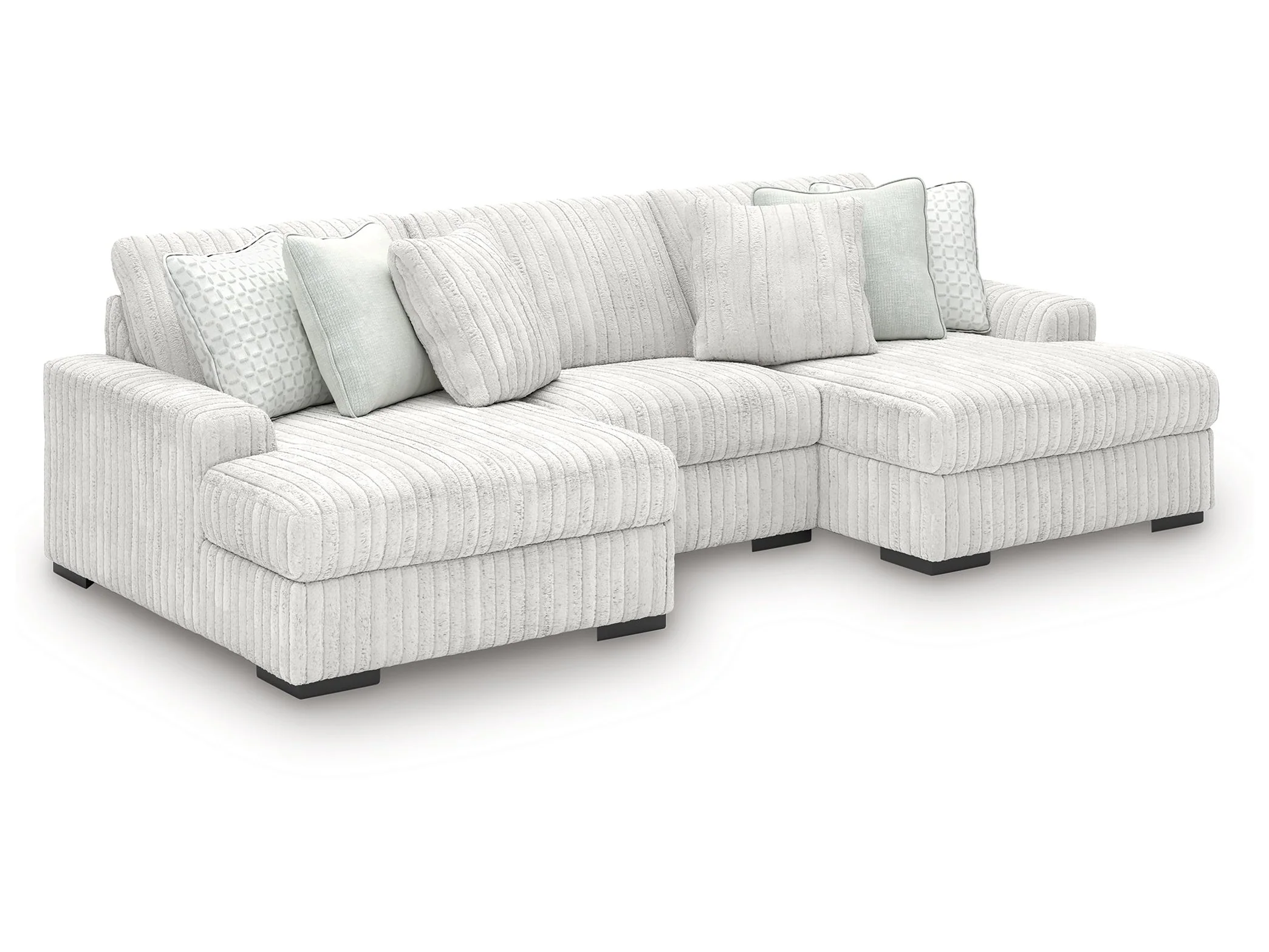 Stupendous Alloy 3-Piece Sectional with Double Chaise - Image 2