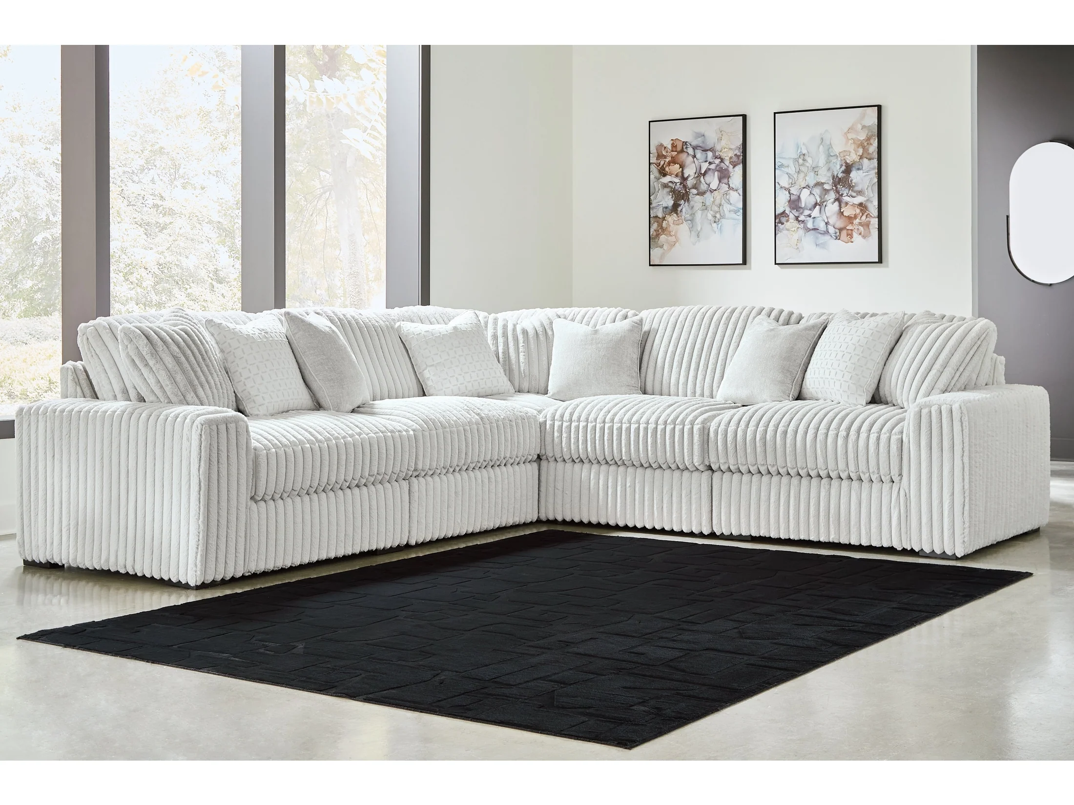 Stupendous Alloy 5-Piece Sectional (Online Special Price)