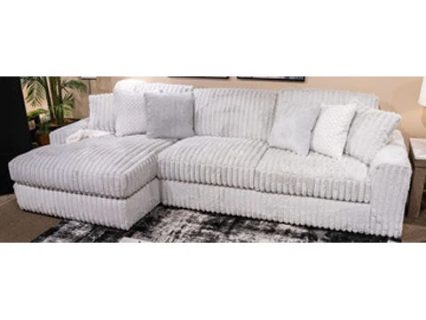 Stupendous Alloy Corduroy 2-Piece LAF Chaise Sectional - Image 3