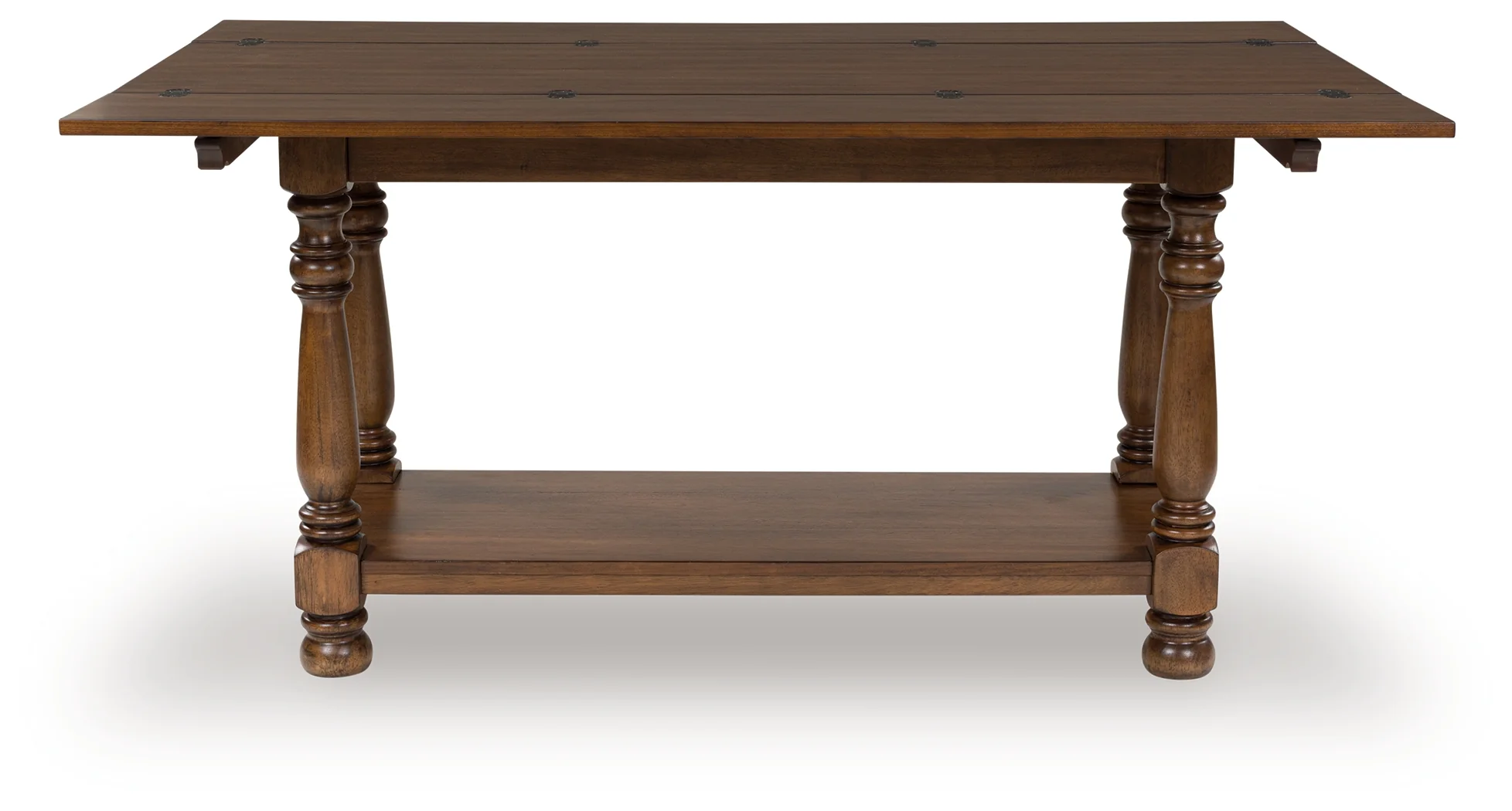 Sturlayne Brown Flip Top Sofa Table - Image 4