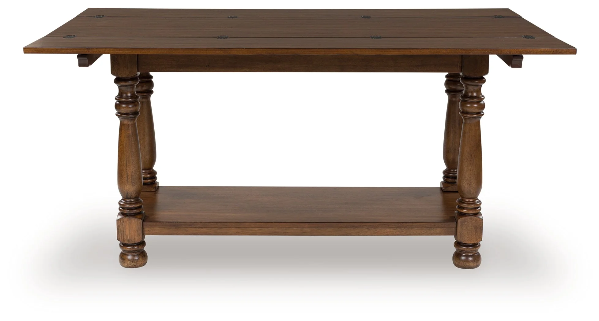 Sturlayne Brown Flip Top Sofa Table (Online Special Price) - Image 4