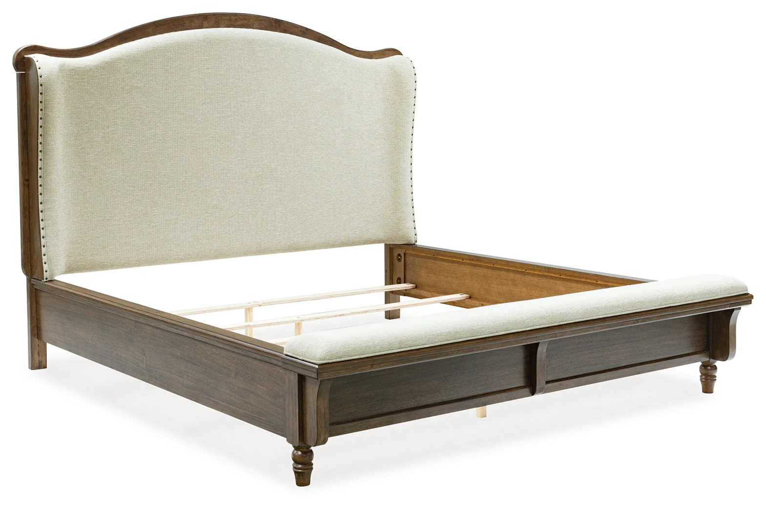 Sturlayne Brown Queen Upholstered Panel Bed (Online Special Price) - Image 2