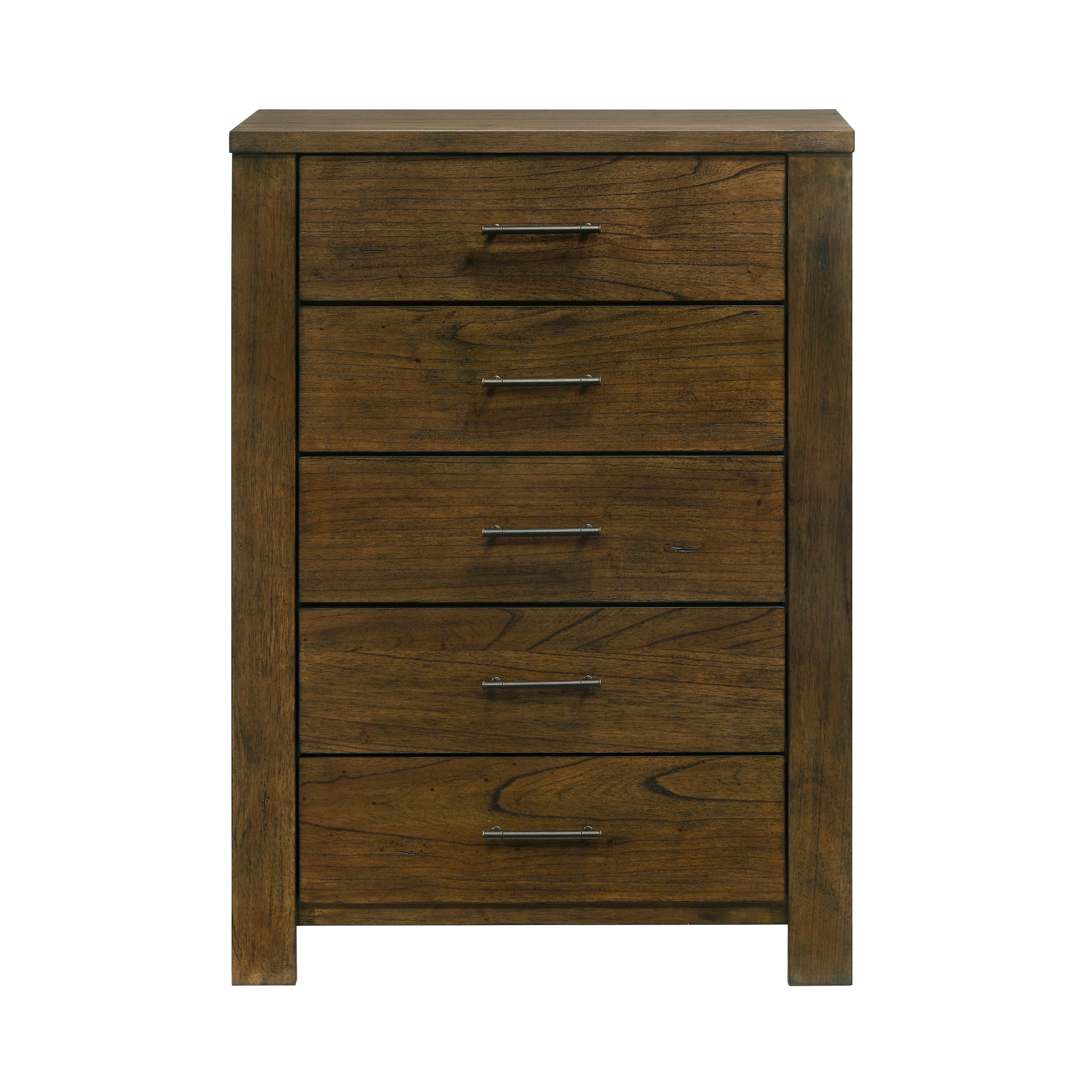 Sullivan Wire-Brushed Oak 5-Piece Queen Bedroom Set - Image 14