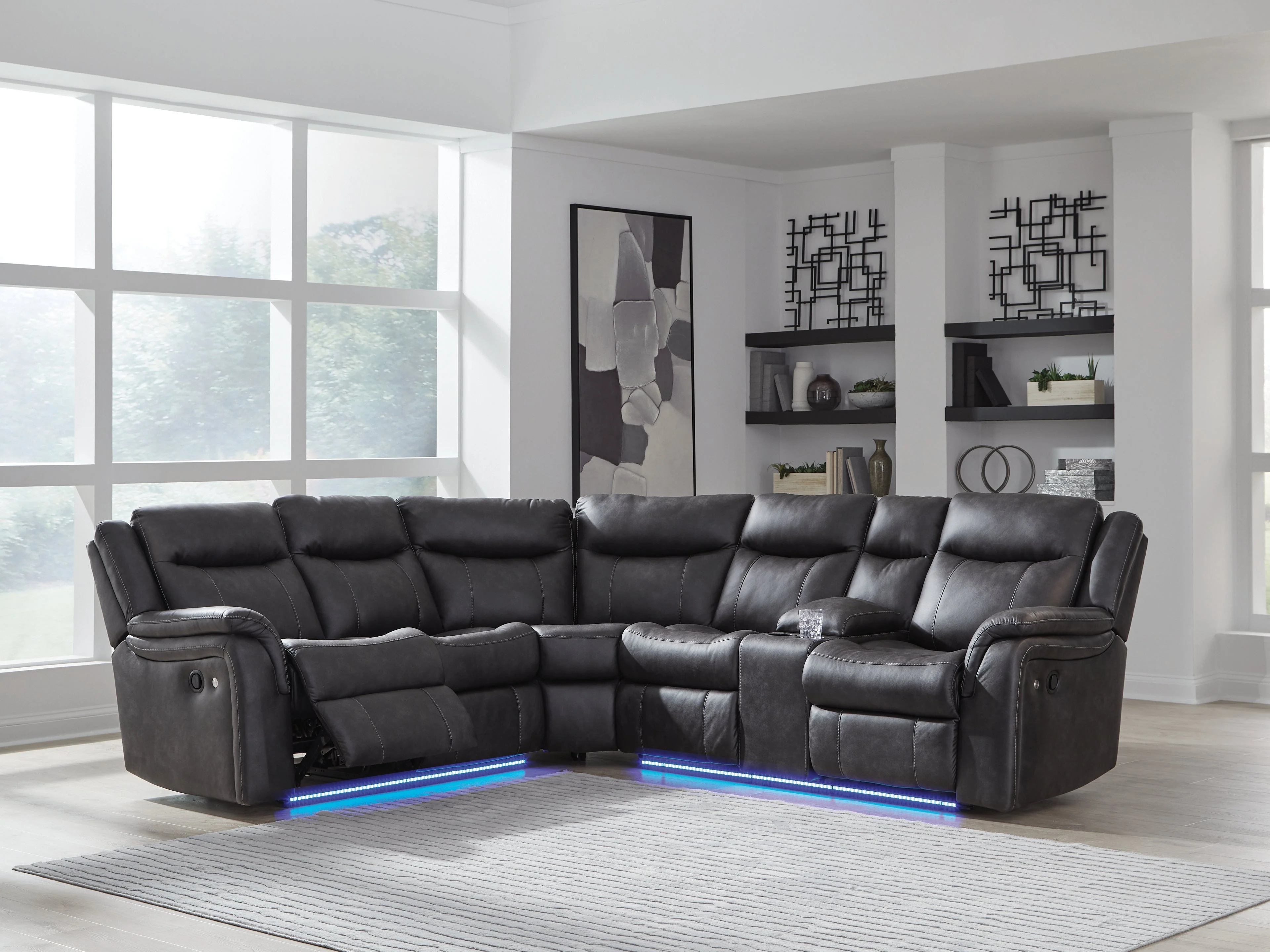 Sultan Meadow Carbon 2-Piece Reclining Sectional (Online Special Price) - Image 3