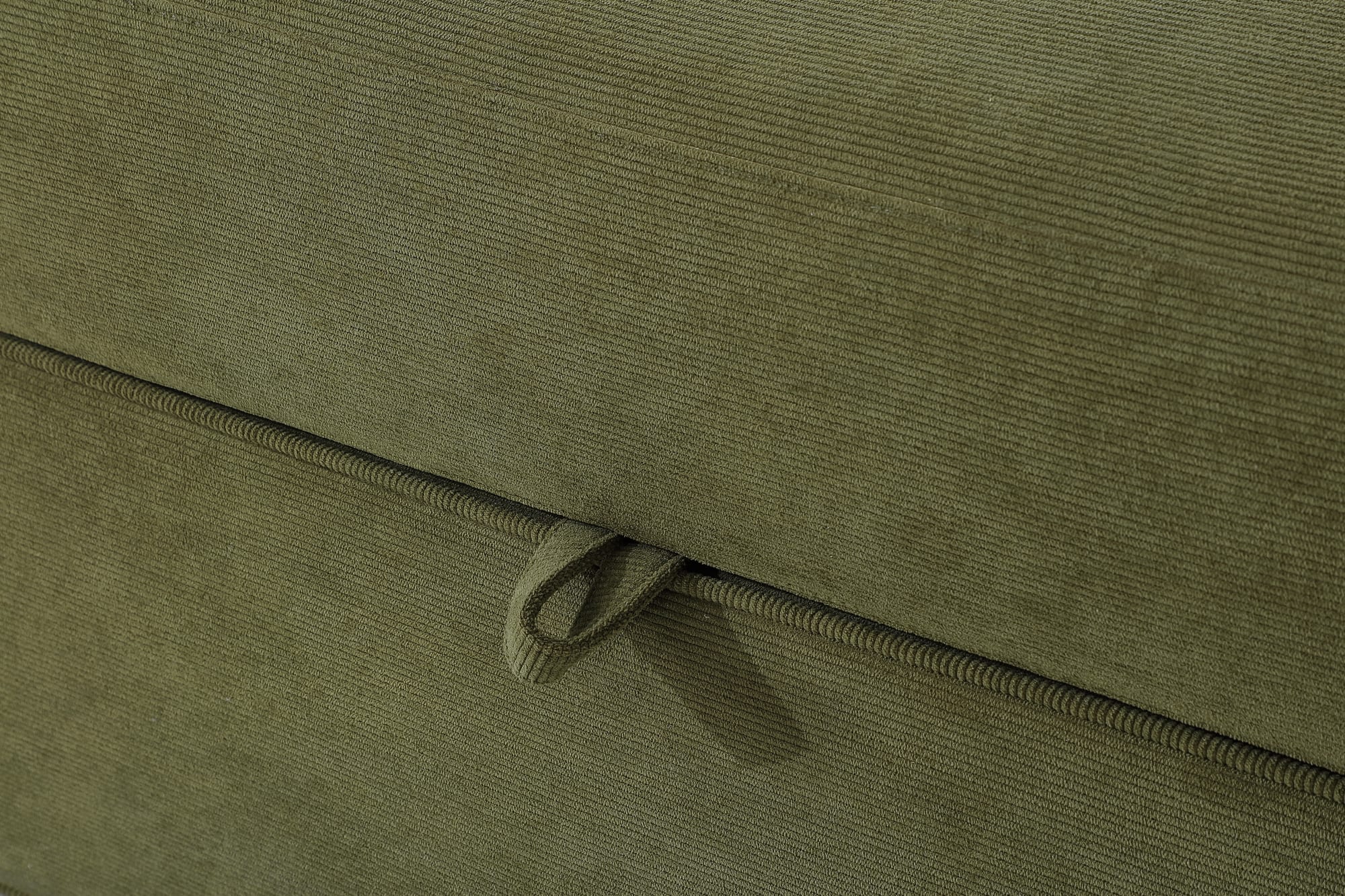 Summit Moss Upholstered Storage Bench - Image 3