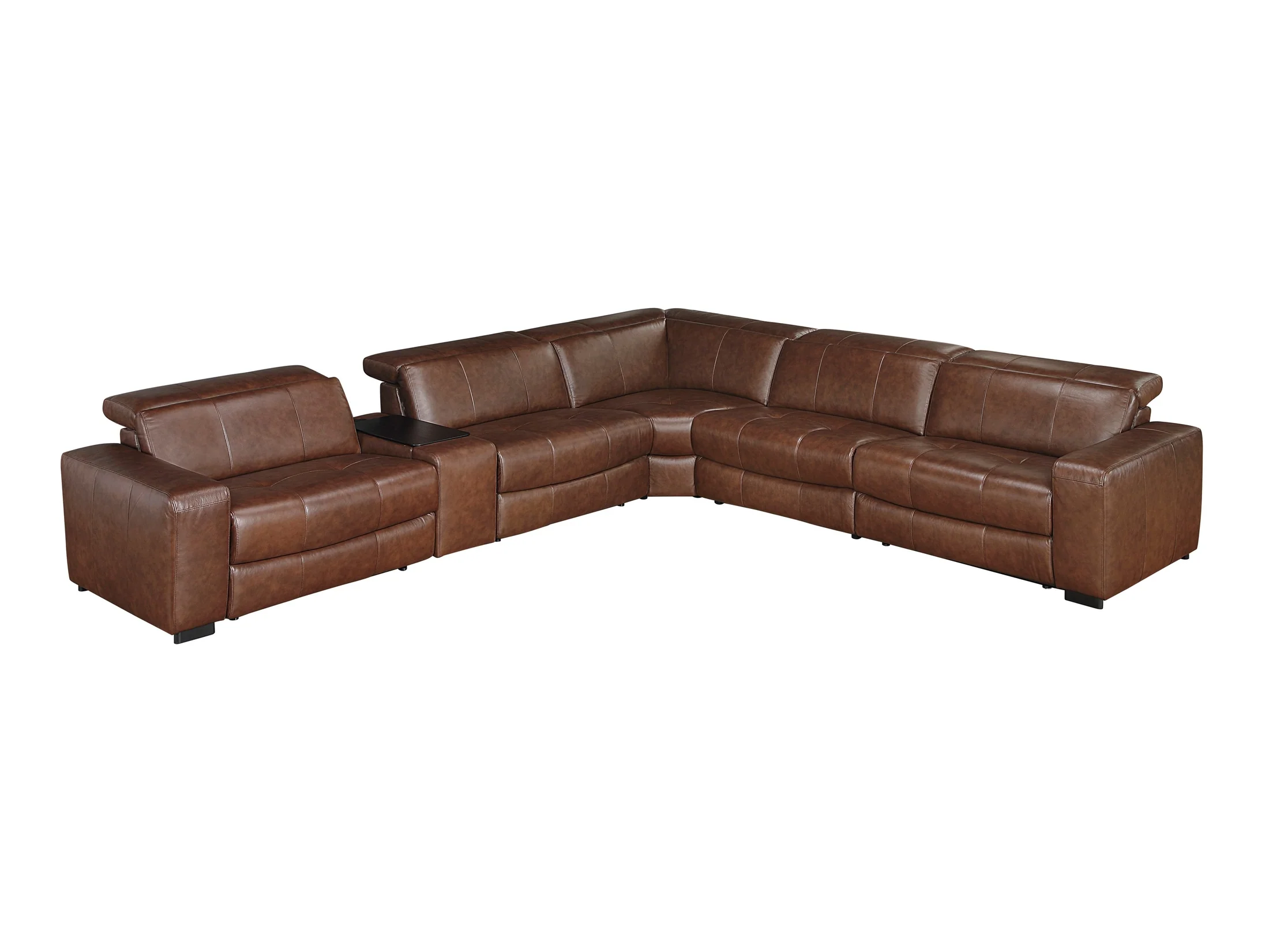 Sutton Brown 6-Piece Modular Power Reclining Sectional