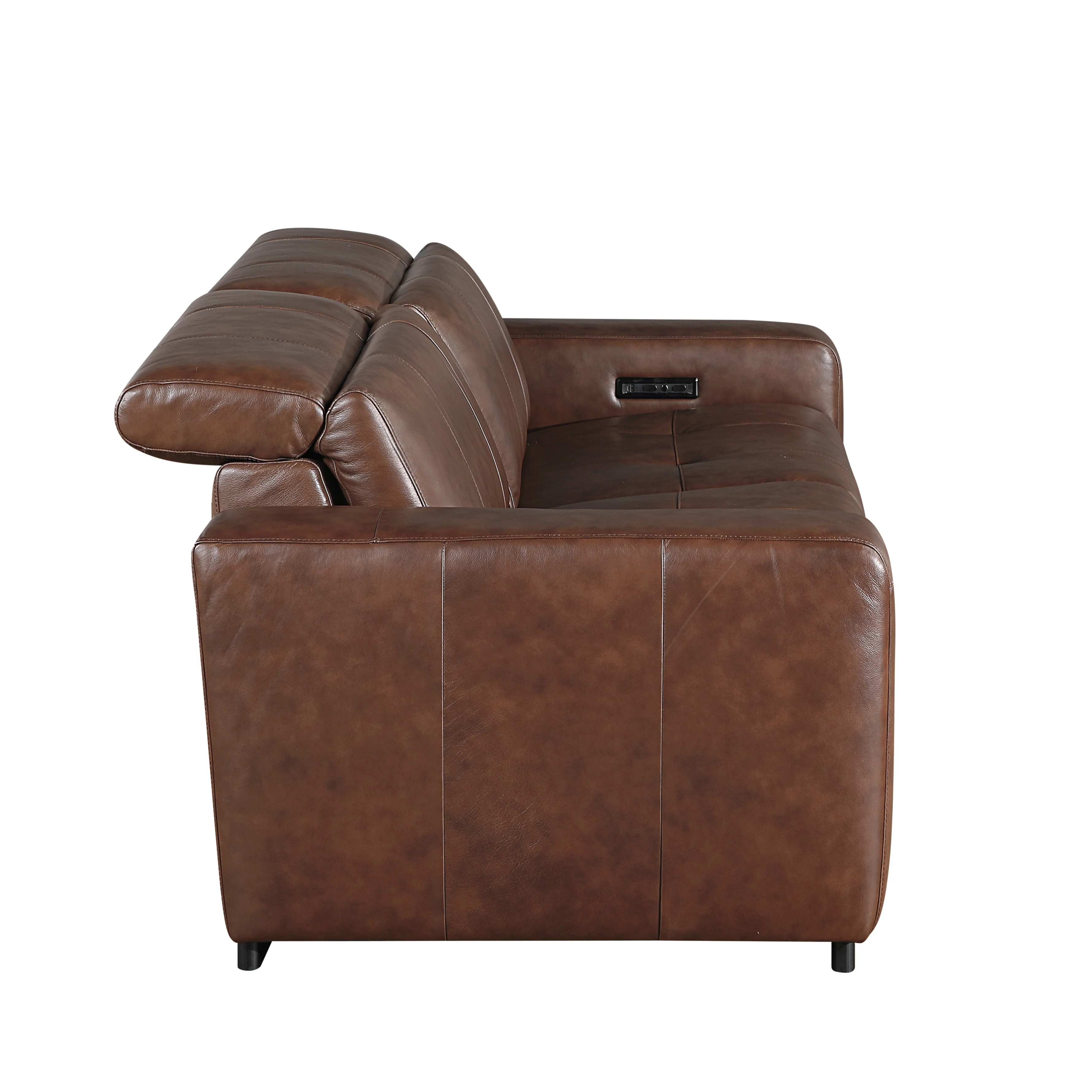 Sutton Brown Power Double Reclining Loveseat - Image 4