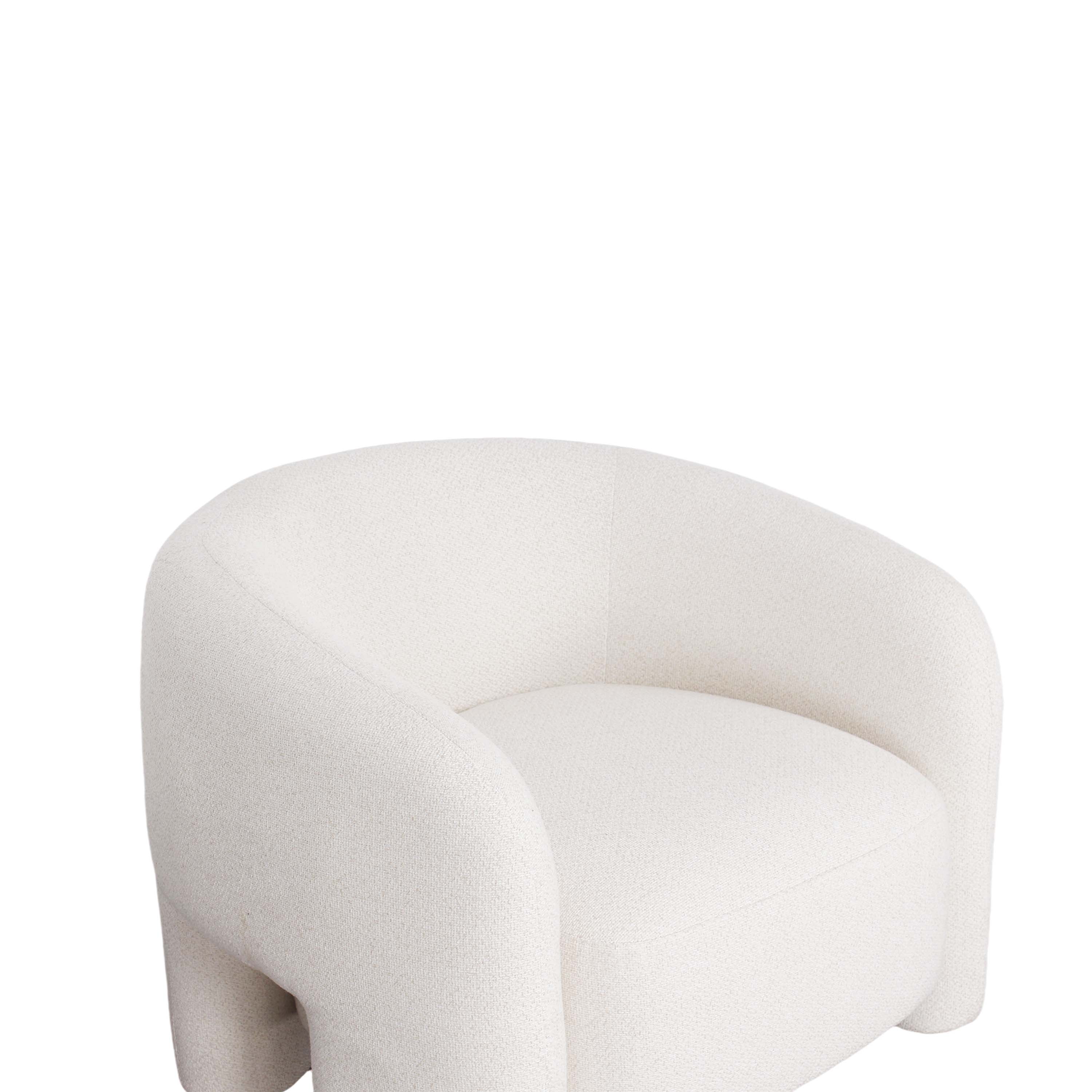 Sylvia Accent Chair in Angora - Image 5