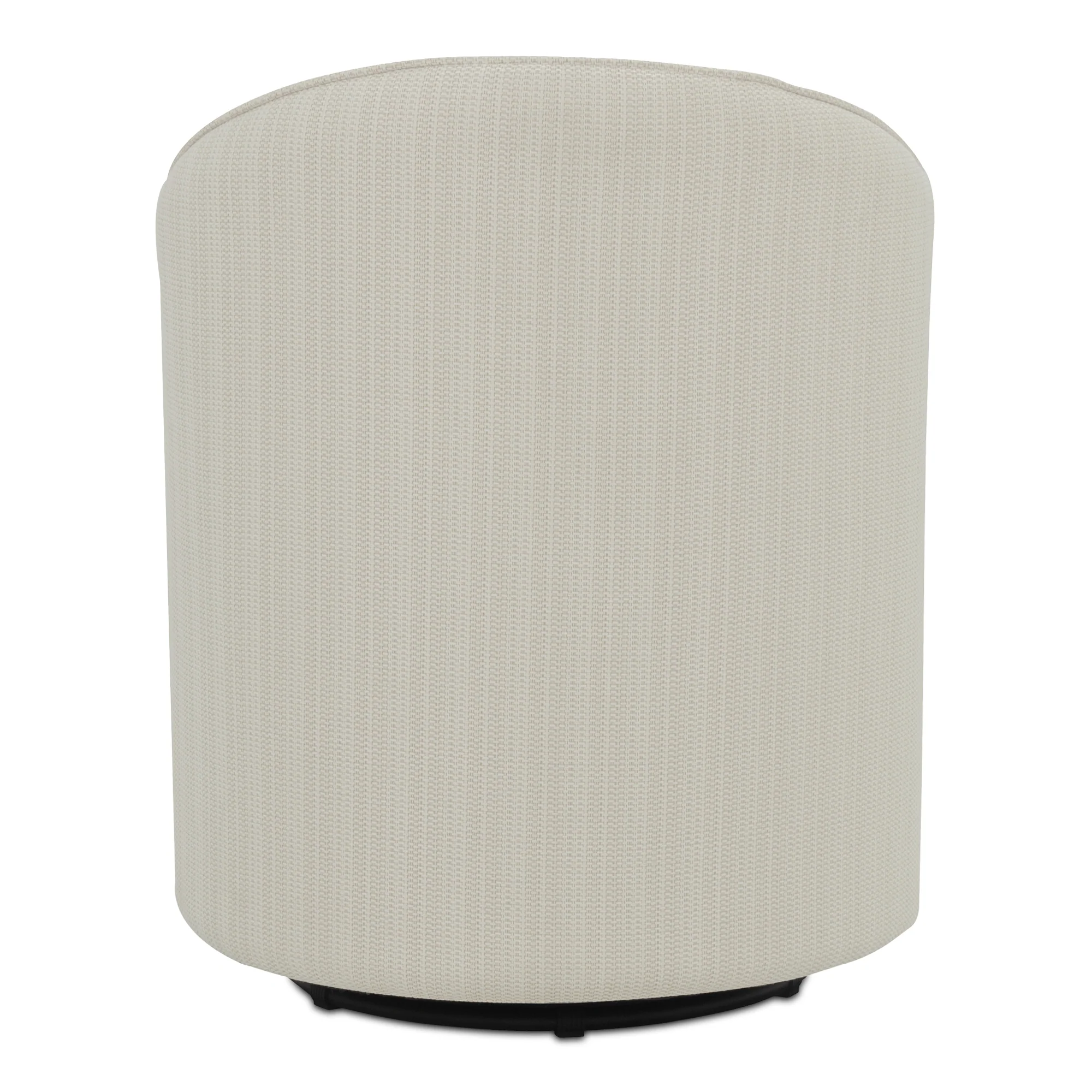 Sylvie Cream Outdoor Swivel Dining Chair - Image 9