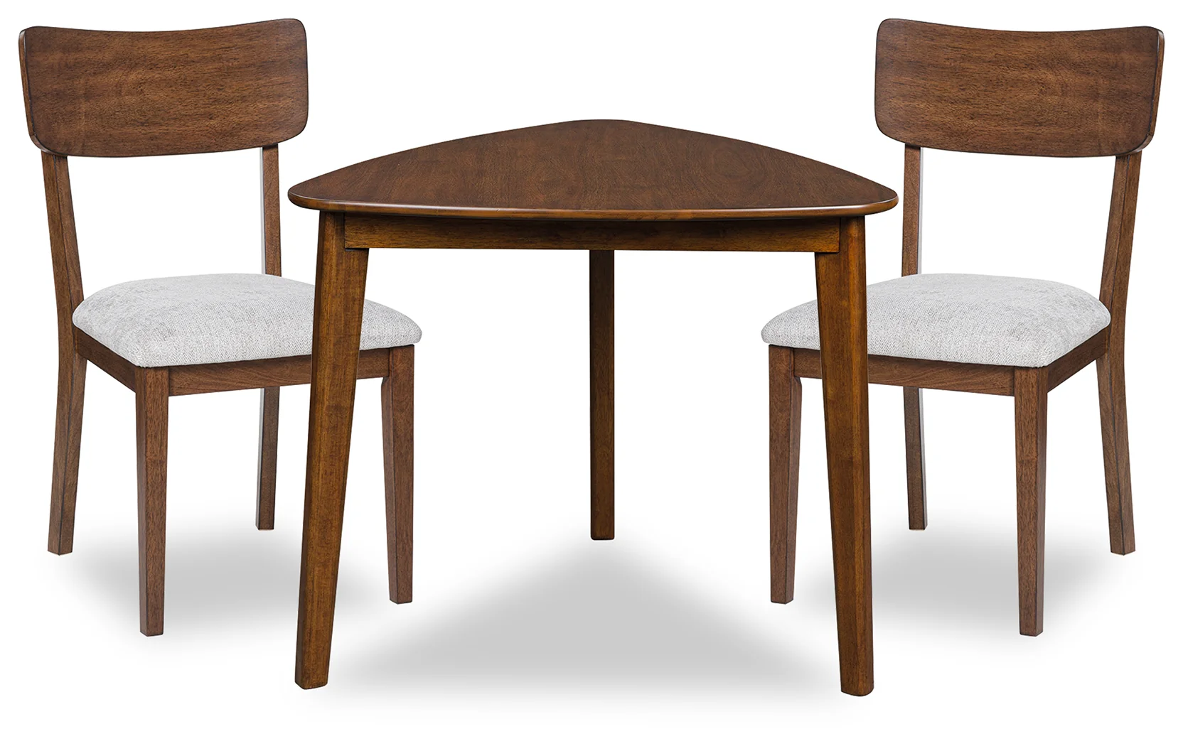 Tameride Brown Dining Table and 2 Chairs - Image 2