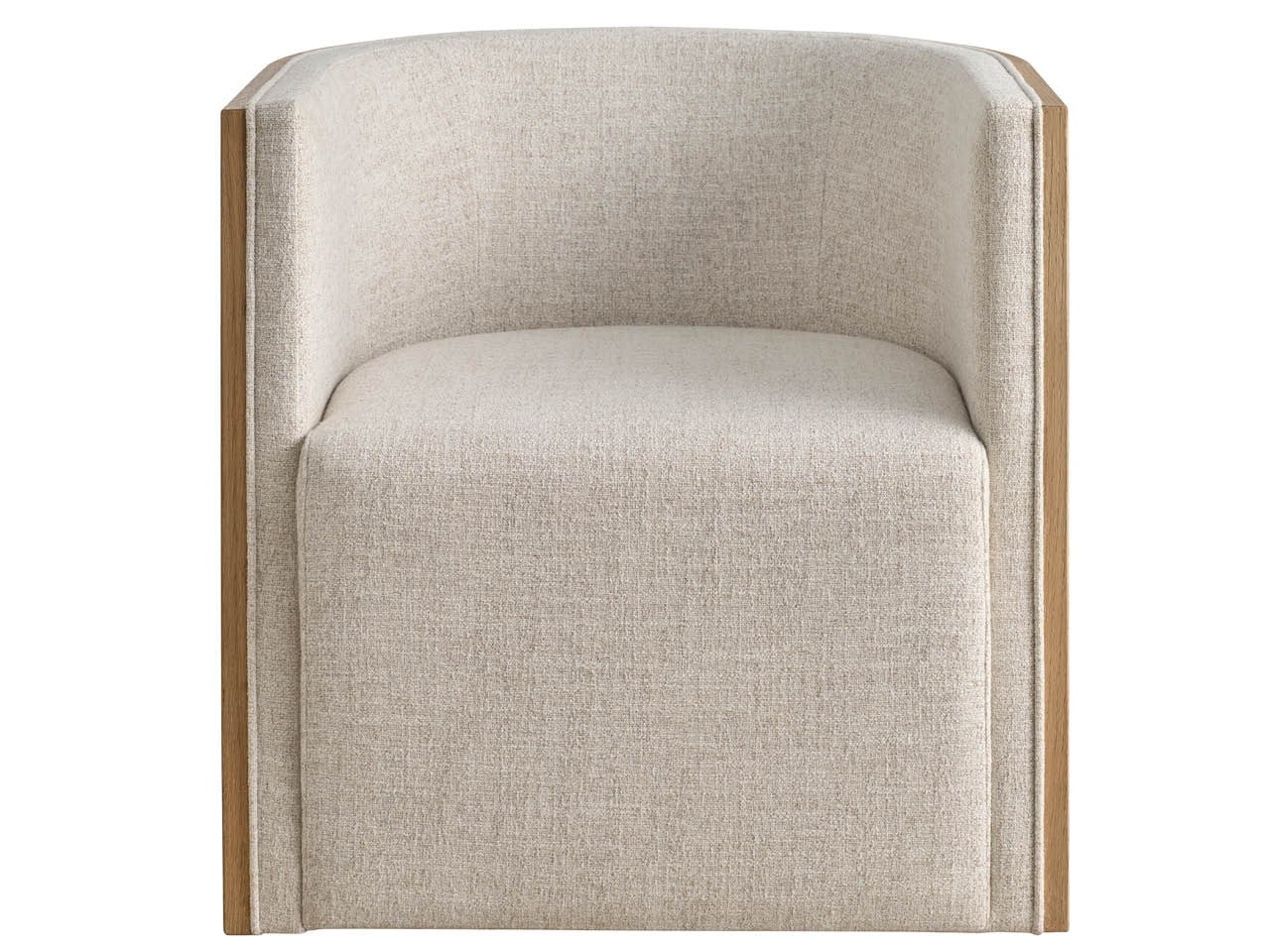 Tanner Skylark/Linen Swivel Chair - Image 3