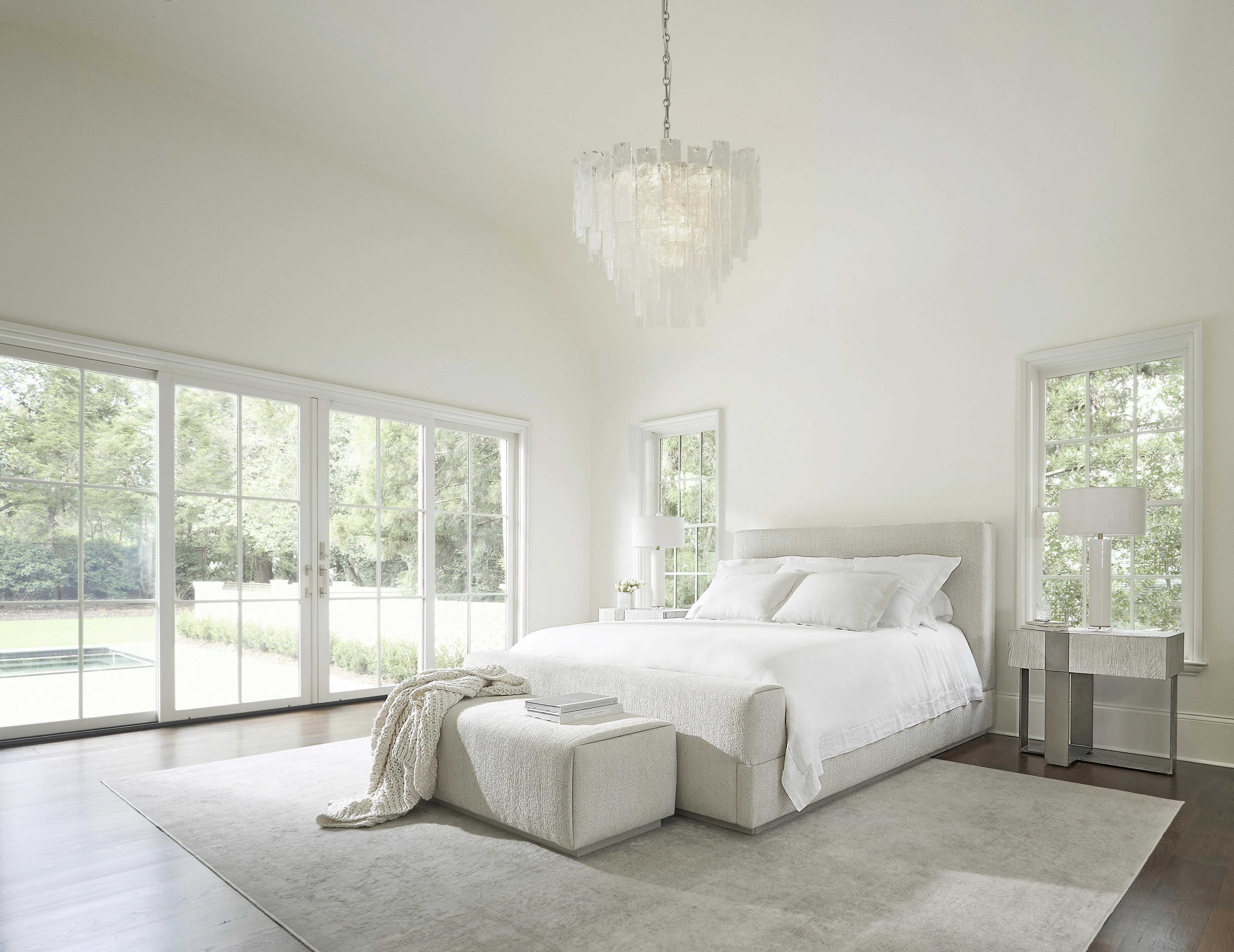 Tempo White/Cream Panel King Bed - Image 5