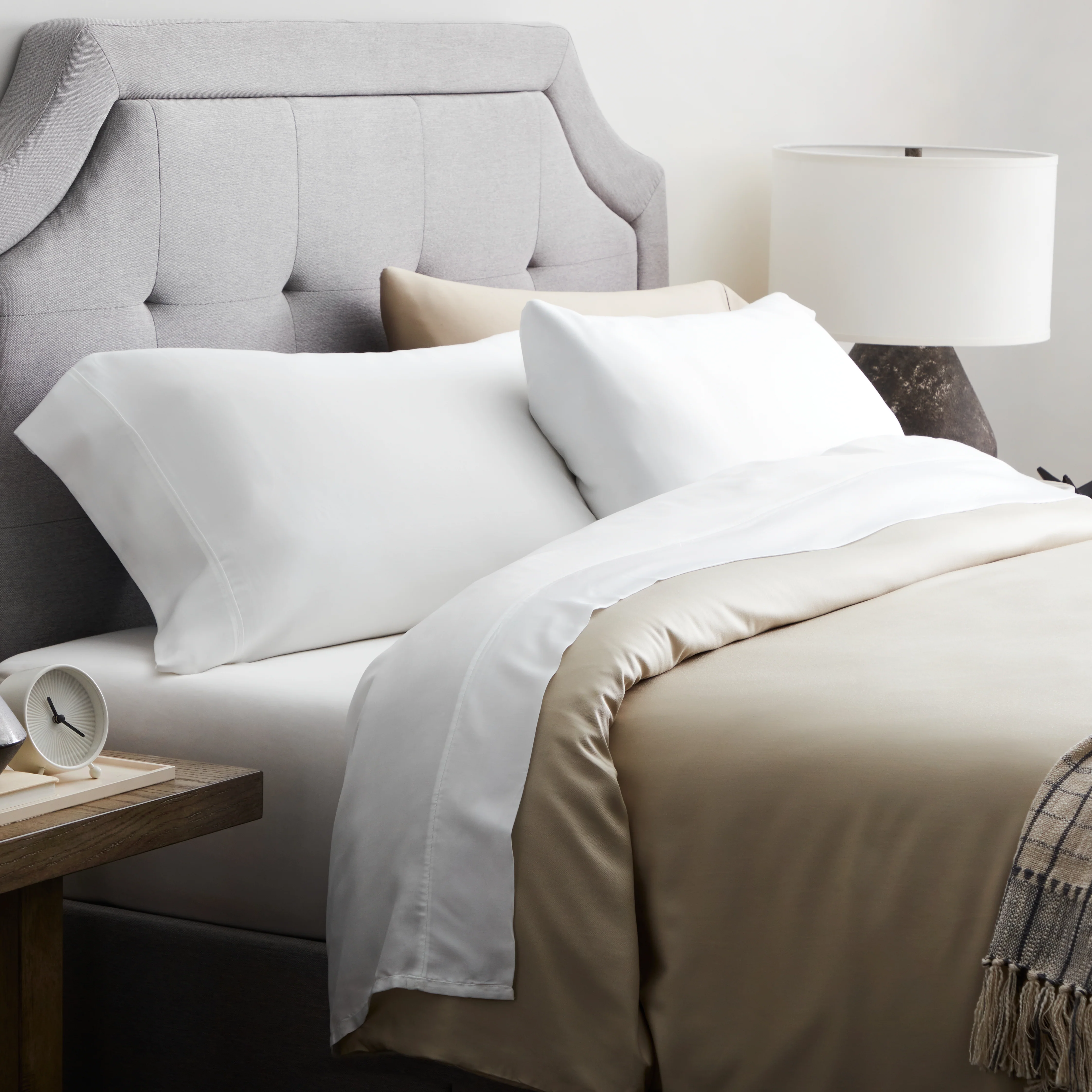 TENCEL Opal Split King Botanical Sheet Set with TENCEL Lyocell Fiber - Image 8