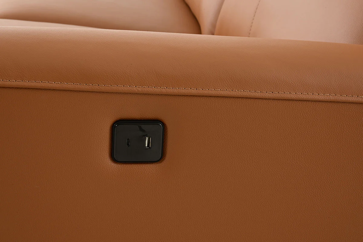 Themis Brown Clay Power Sectional - Image 4