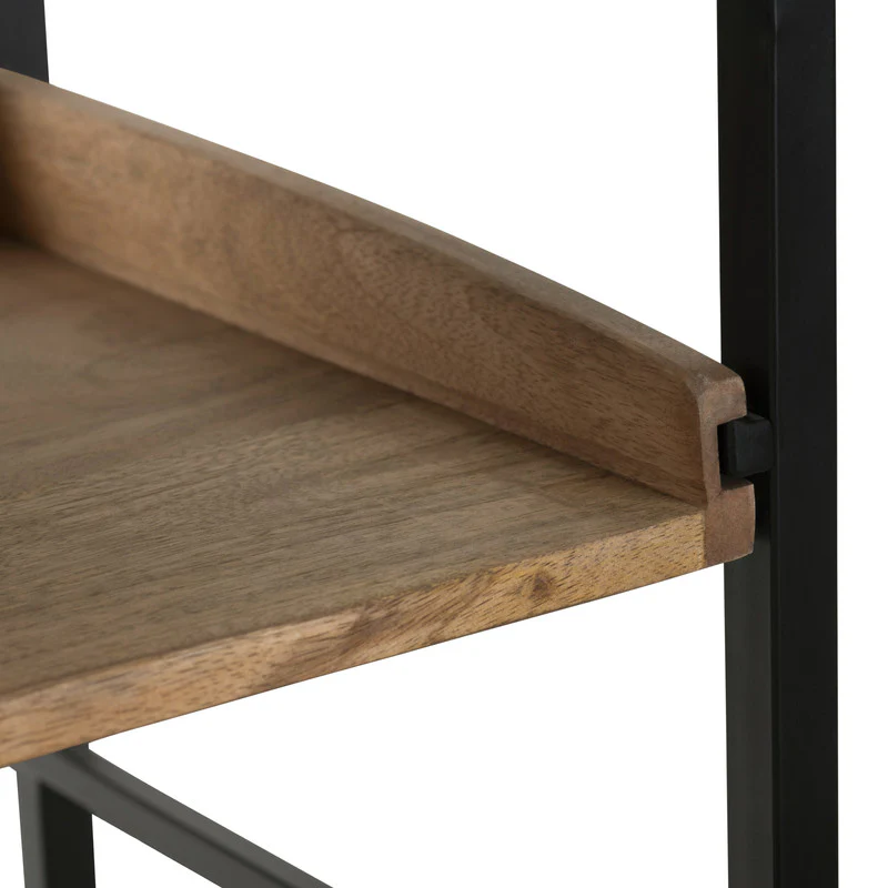 Thomas Road Brown/Black Double Etagere - Image 6