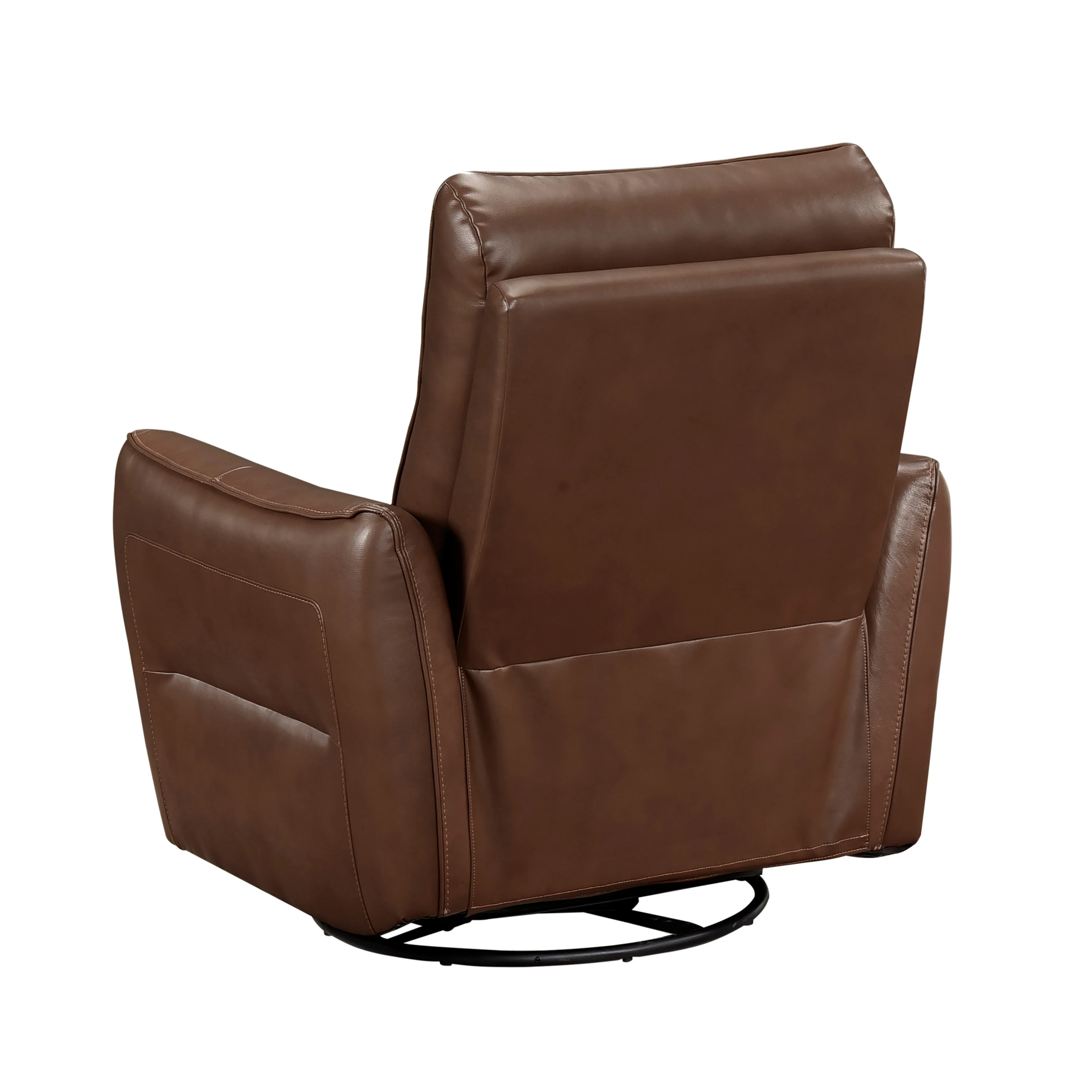 Thomas Toffee Brown Swivel Glider Reclining Chair - Image 4