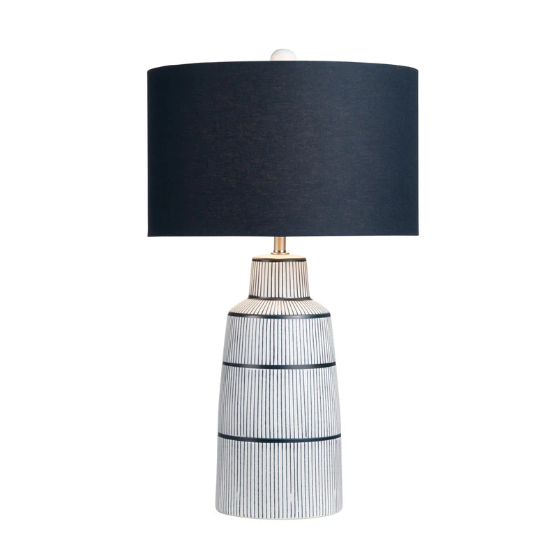 Thorne Navy/White Table Lamp - Image 3