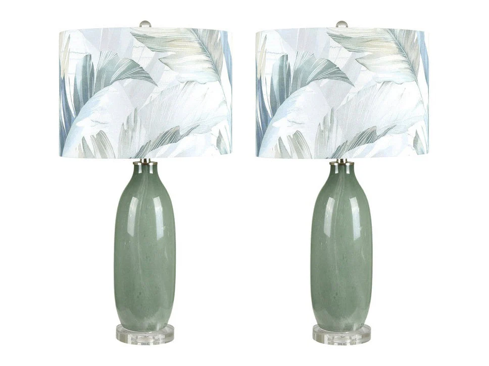 Thornton Green Table Lamp (Set of 2)