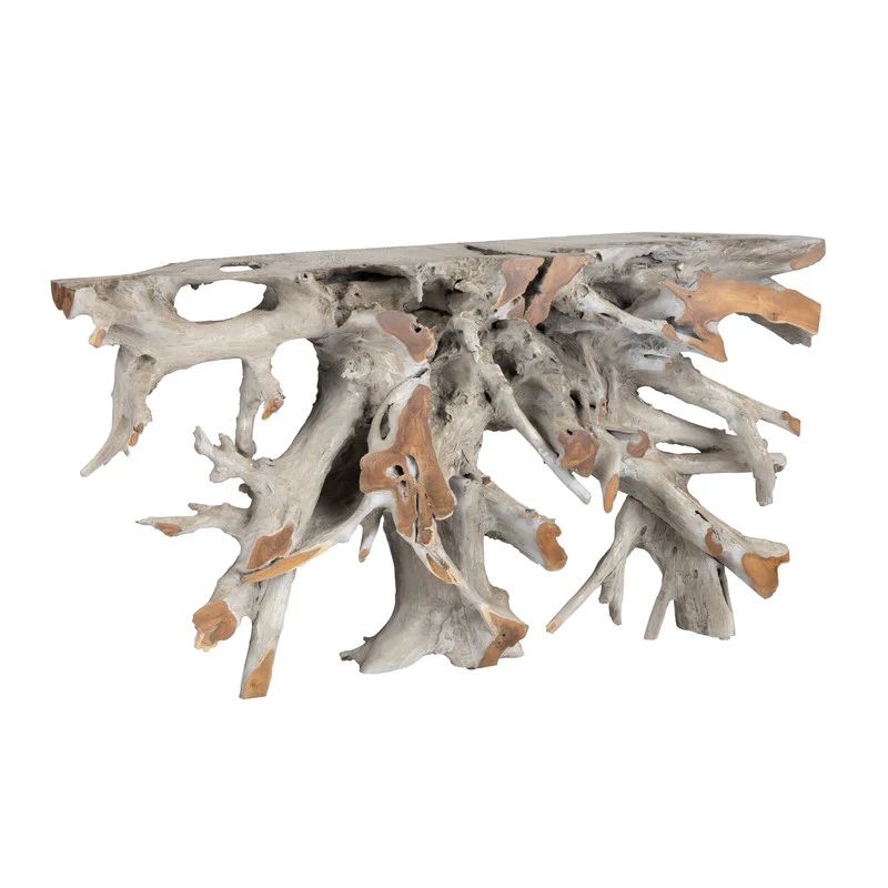 Tiga Gray/Brown Console Table - Image 3