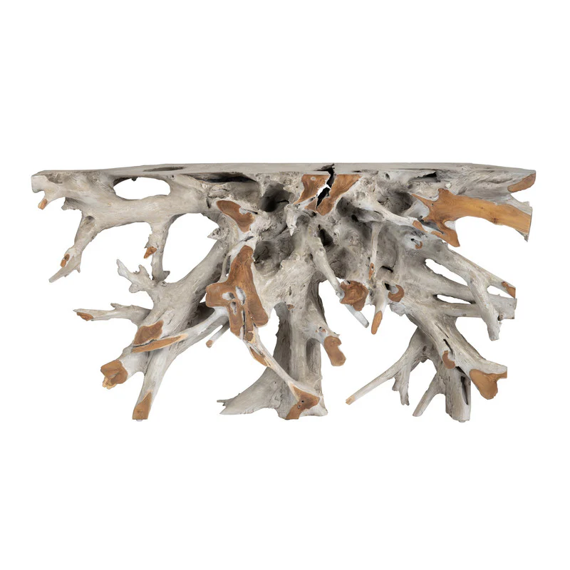 Tiga Gray/Brown Console Table - Image 5