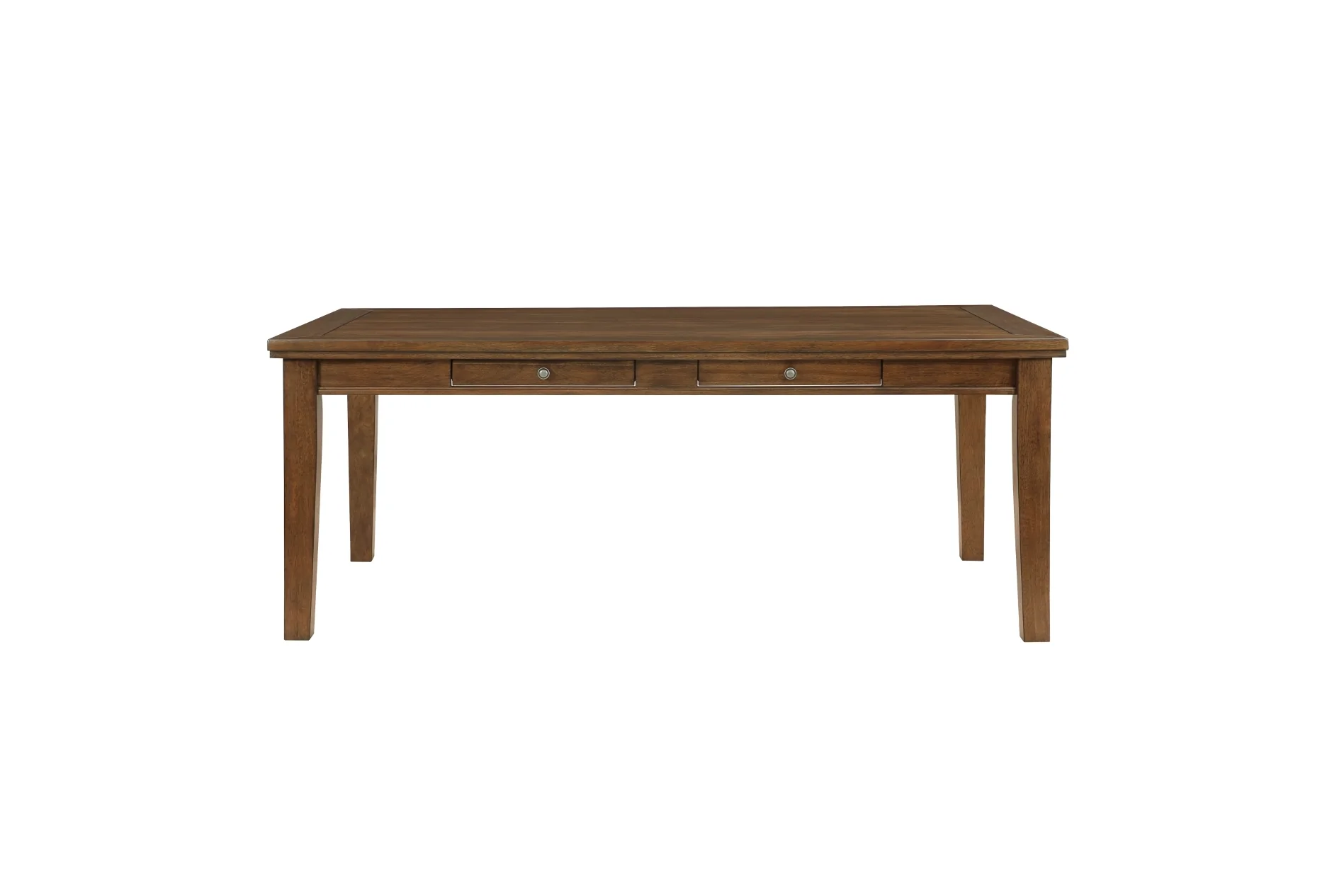 Tigard Cherry/Beige 7-Piece Dining Table Set - Image 2