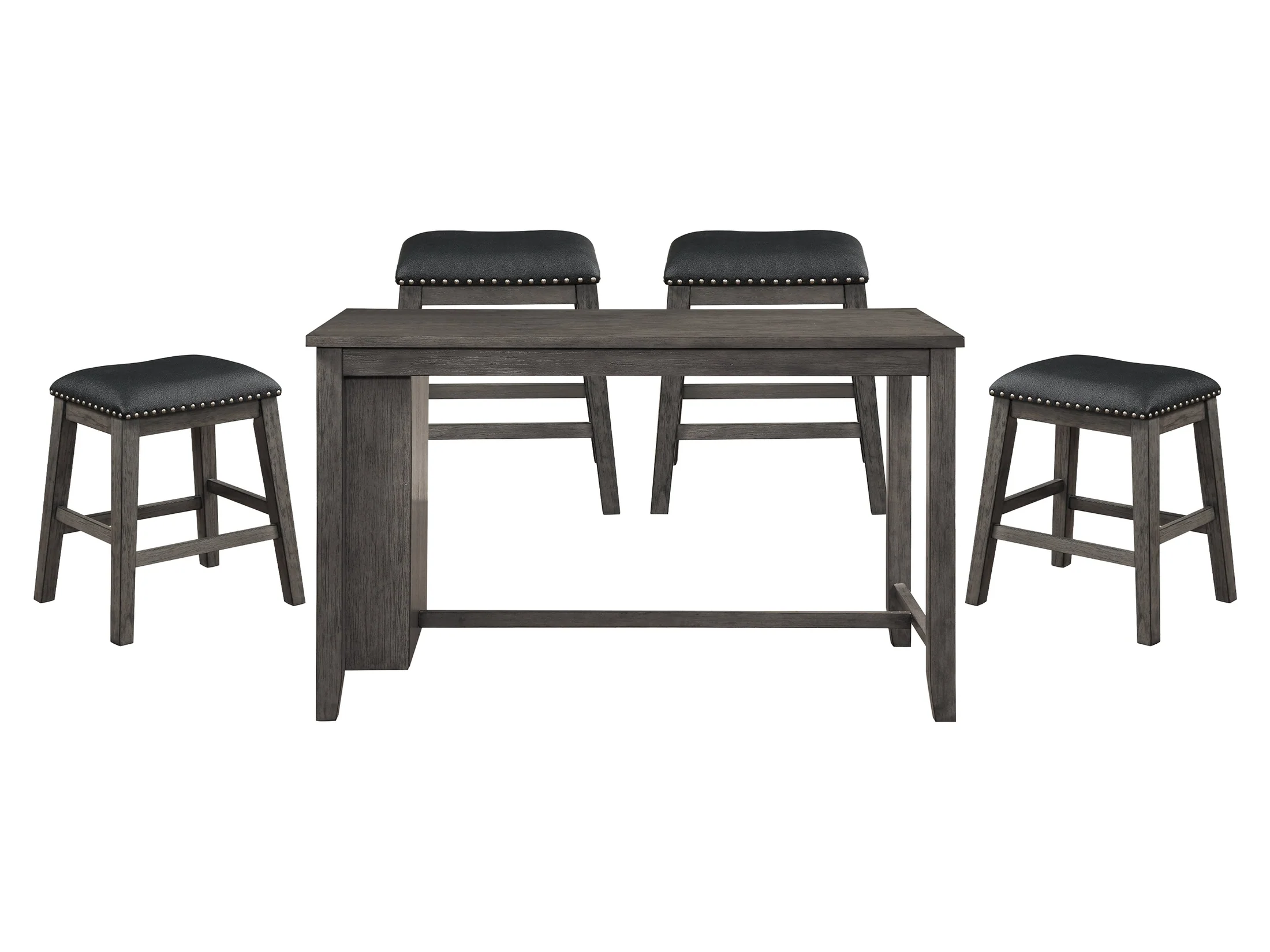 Timbre Gray 5-piece Dining Table Set