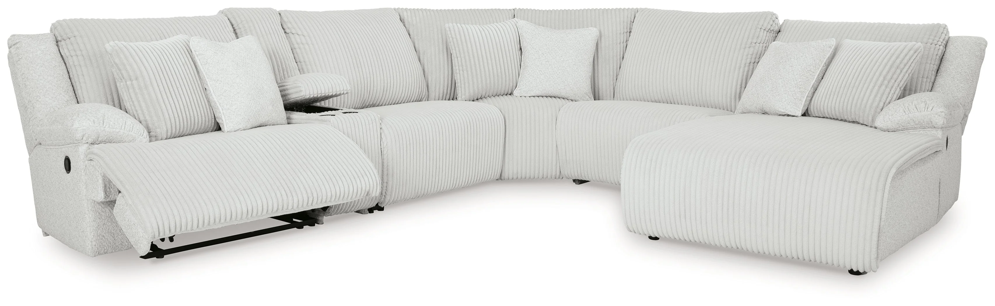 Top Tier Alloy 6-Piece Reclining Sectional with RAF Chaise (Online Special Price) - Image 3