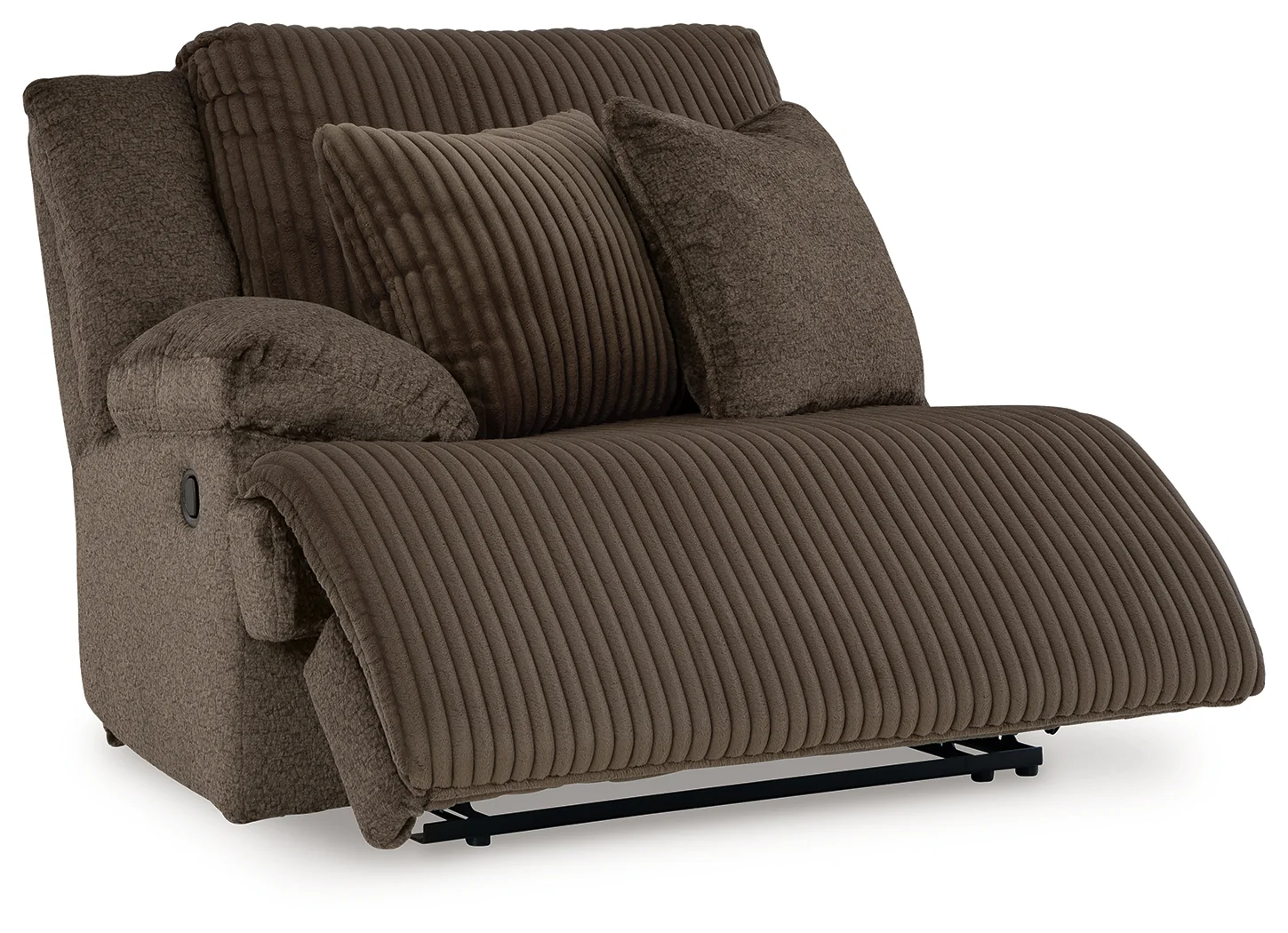 Top Tier Chocolate 3-Piece Sofa Chaise Sectional (Right Shape) - Image 12