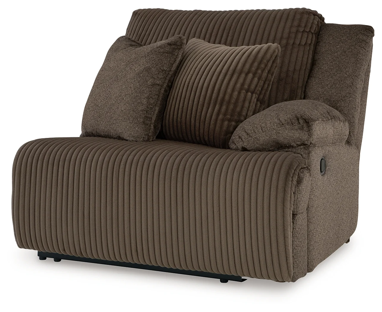 Top Tier Chocolate 3-Piece Sofa Chaise Sectional (Left Shape) - Image 11