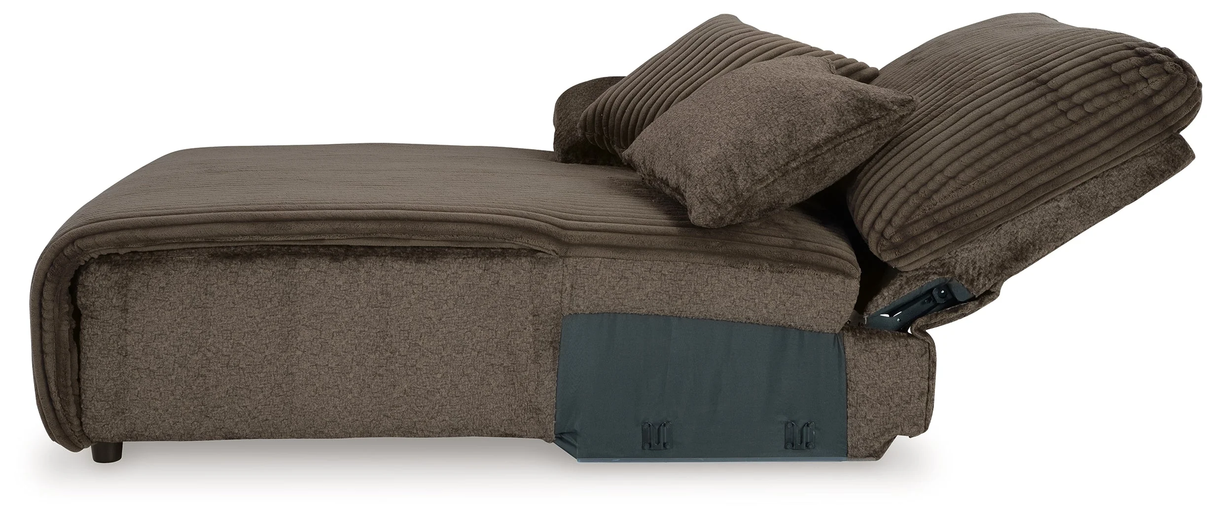 Top Tier Chocolate 3-Piece Sofa Chaise Sectional (Online Special Price) (Left Shape) - Image 4