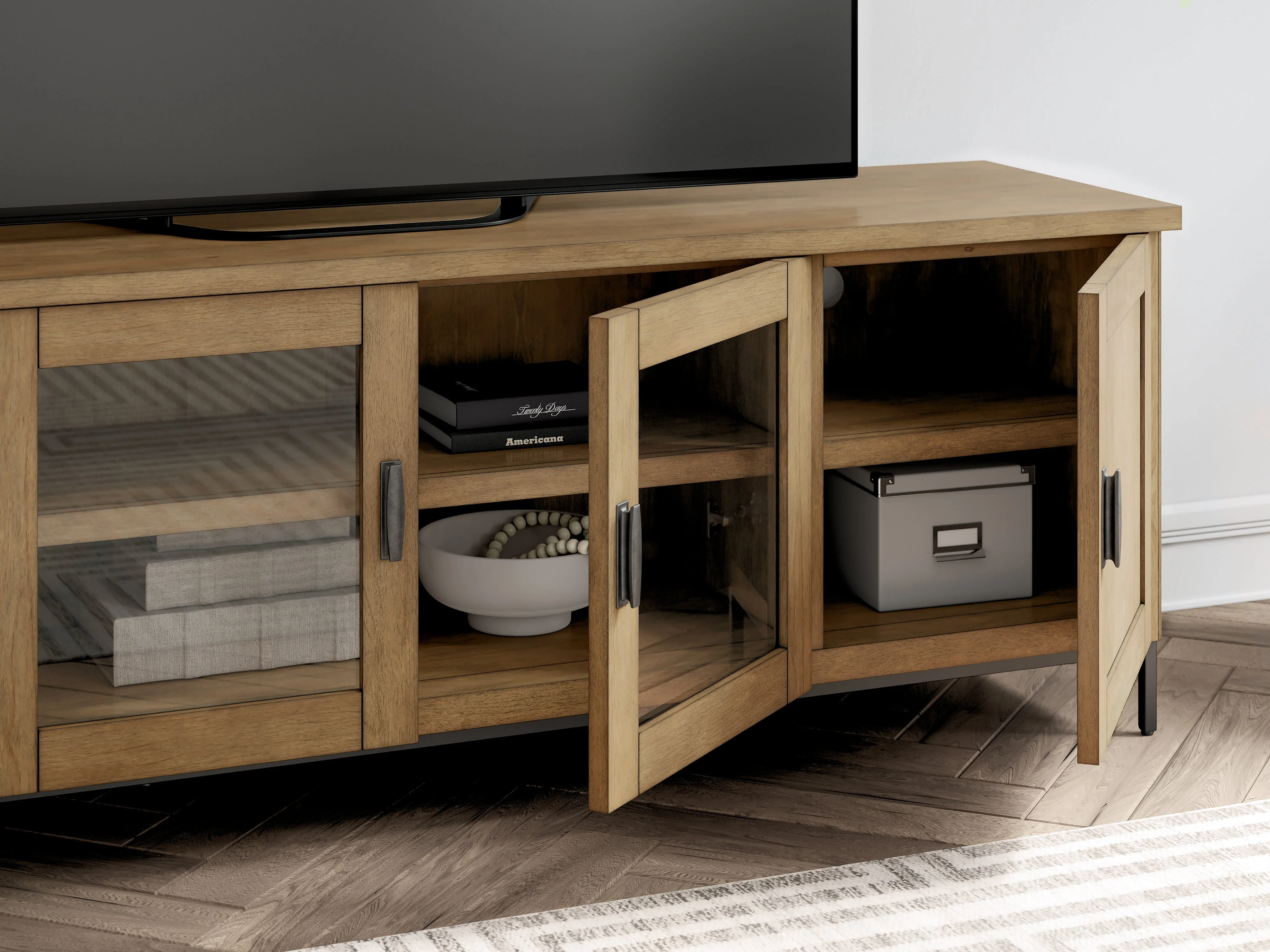 Torlanta Brown Extra Large TV Stand (Online Special Price) - Image 10
