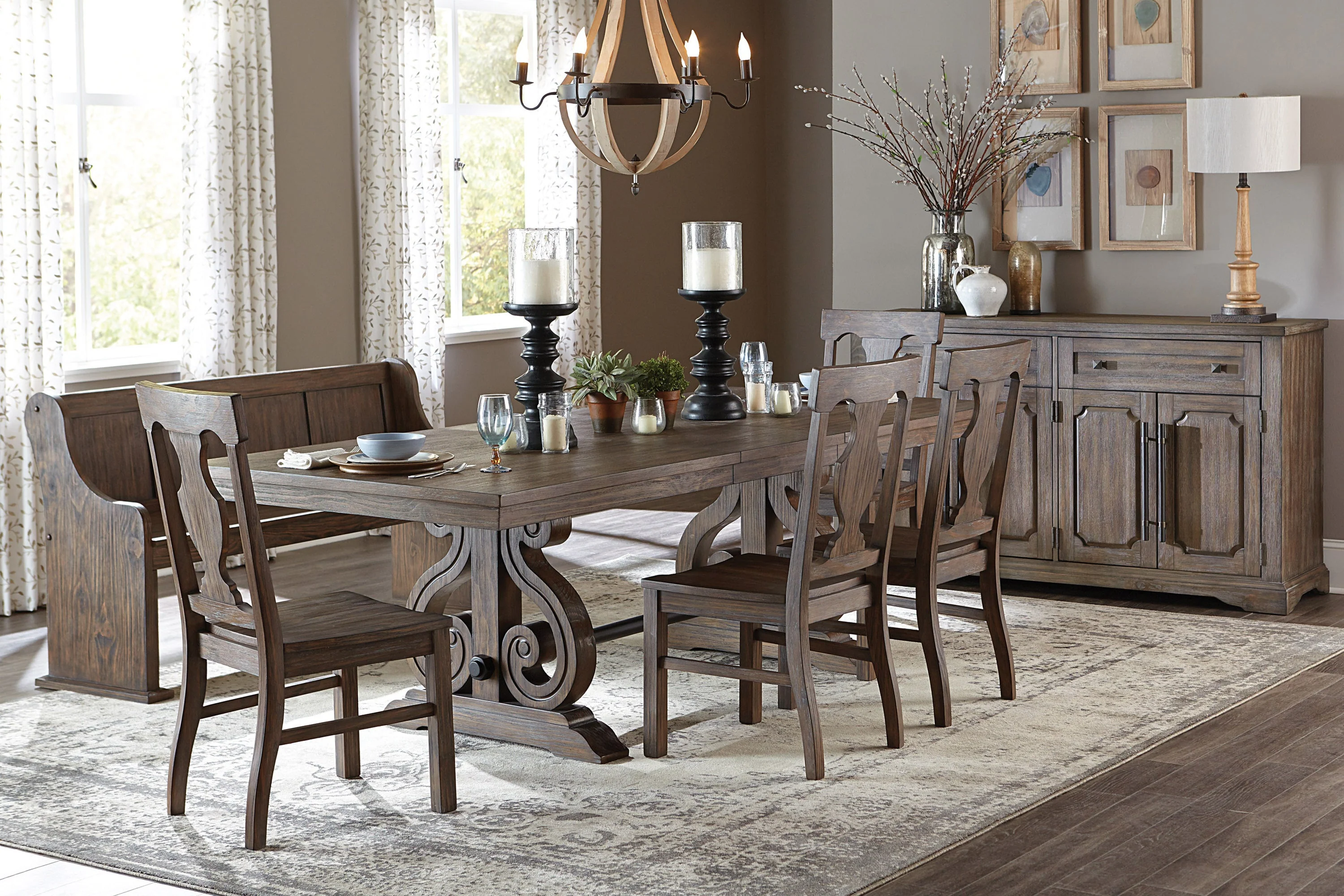 Toulon Dark Oak Side Chair (Set of 2) - Image 2