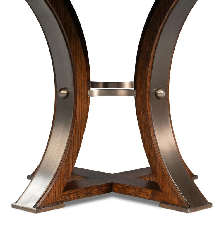Tower Jupe Brown Medium Dining Table - Image 4