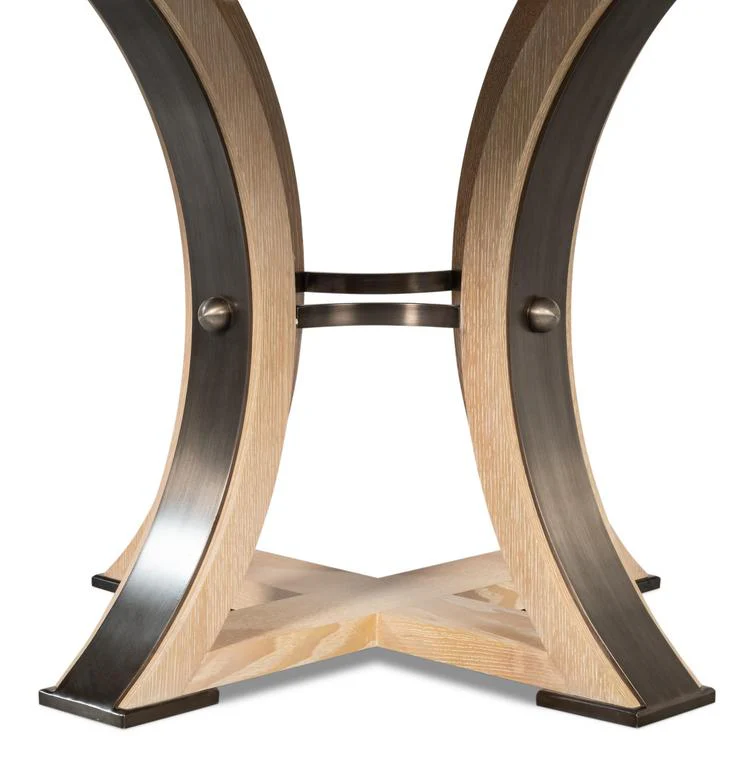 Tower Jupe Natural Dining Table - Image 4