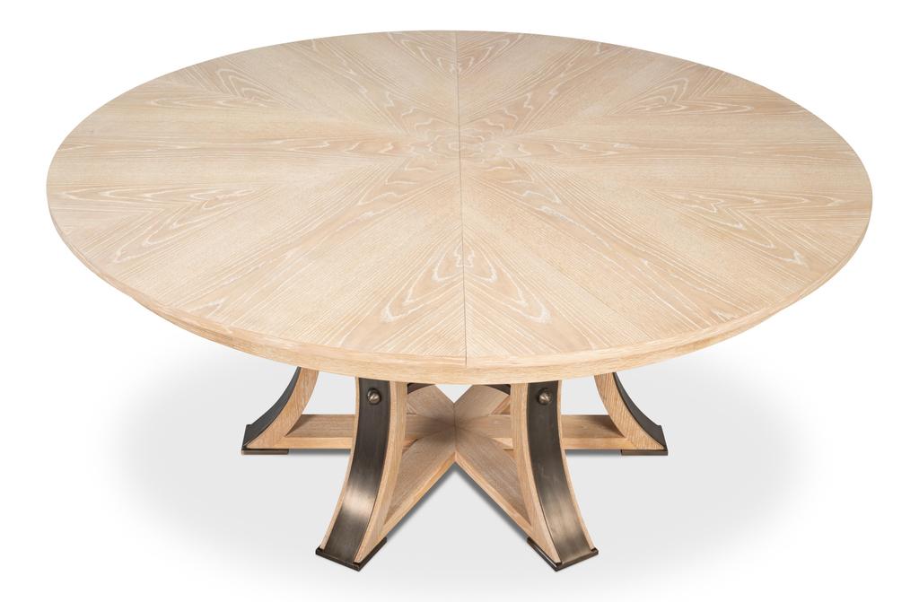 Tower Jupe Natural Dining Table - Image 11