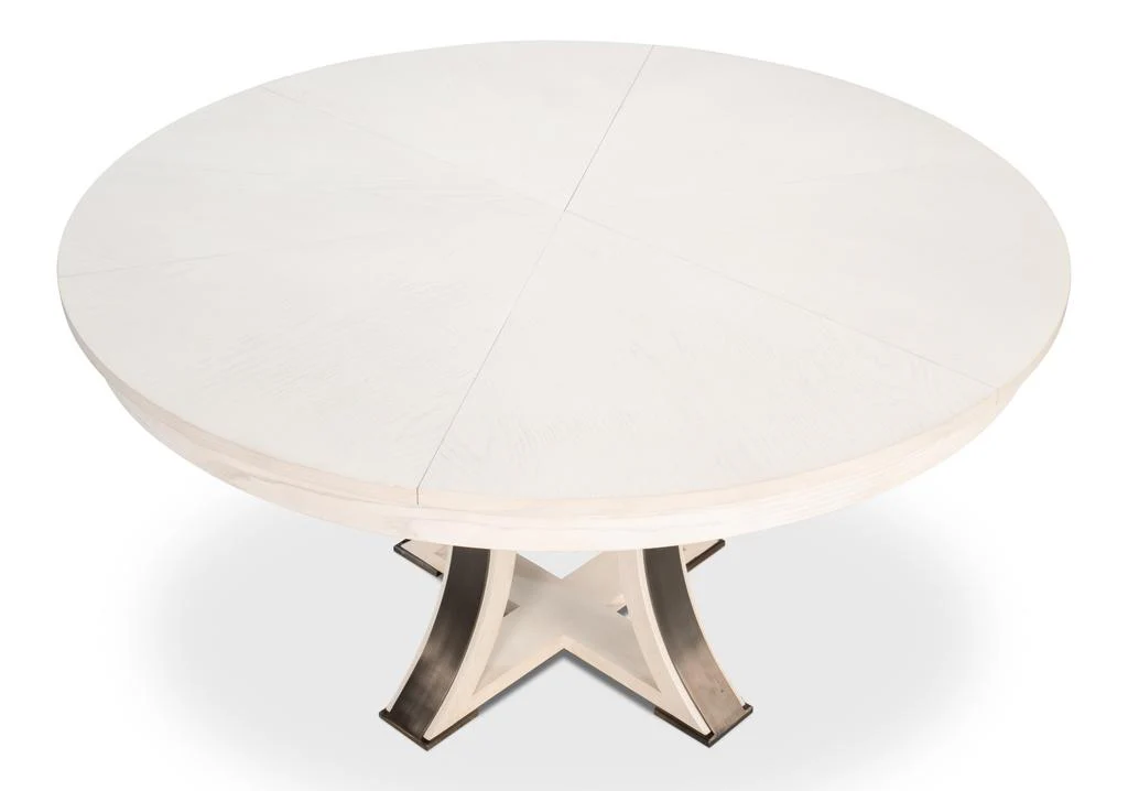 Tower Jupe White Dining Table - Image 11