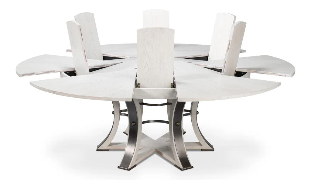 Tower Jupe White Dining Table - Image 7