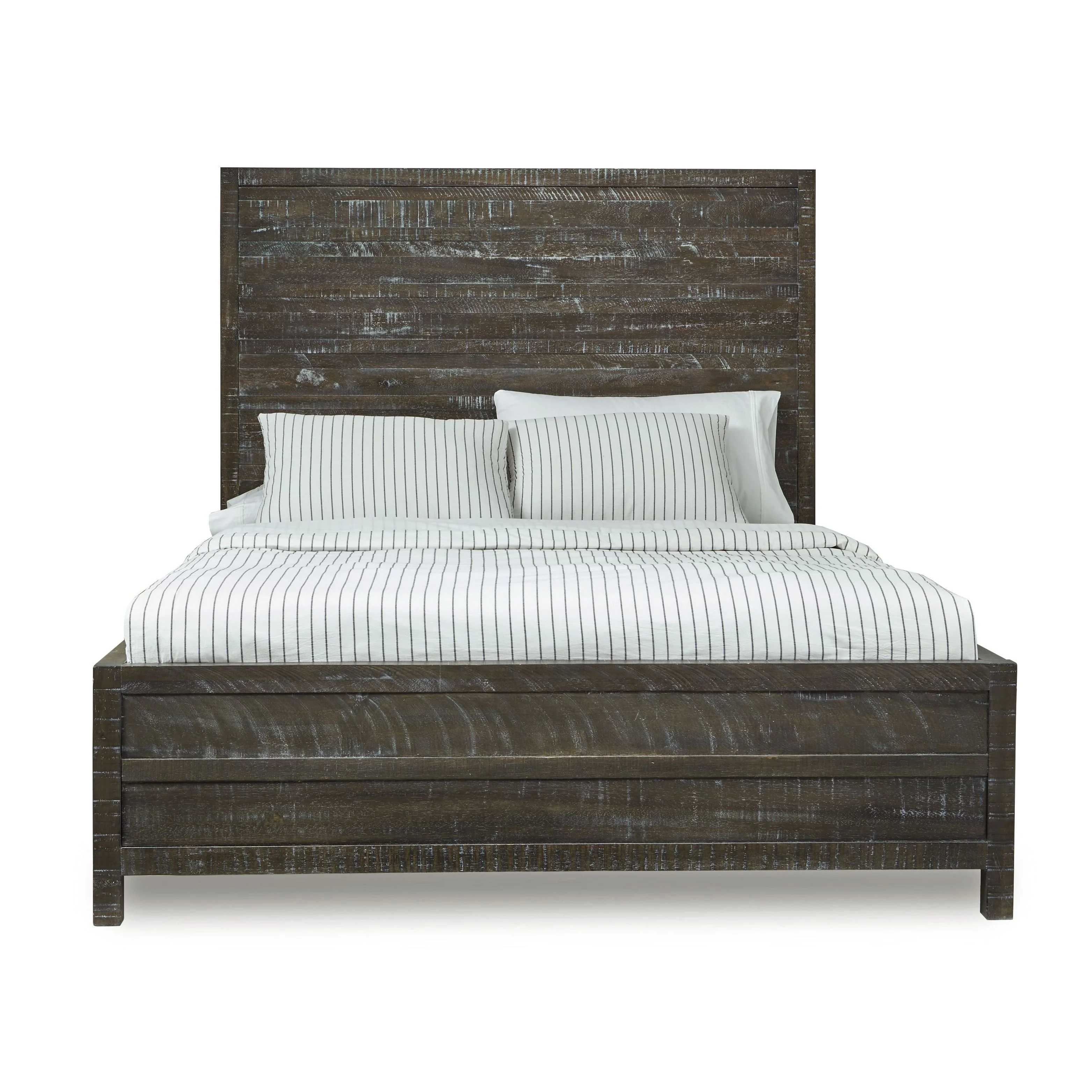 Townsend Solid Wood California King Low-Profile Bed in Gunmetal - Image 5