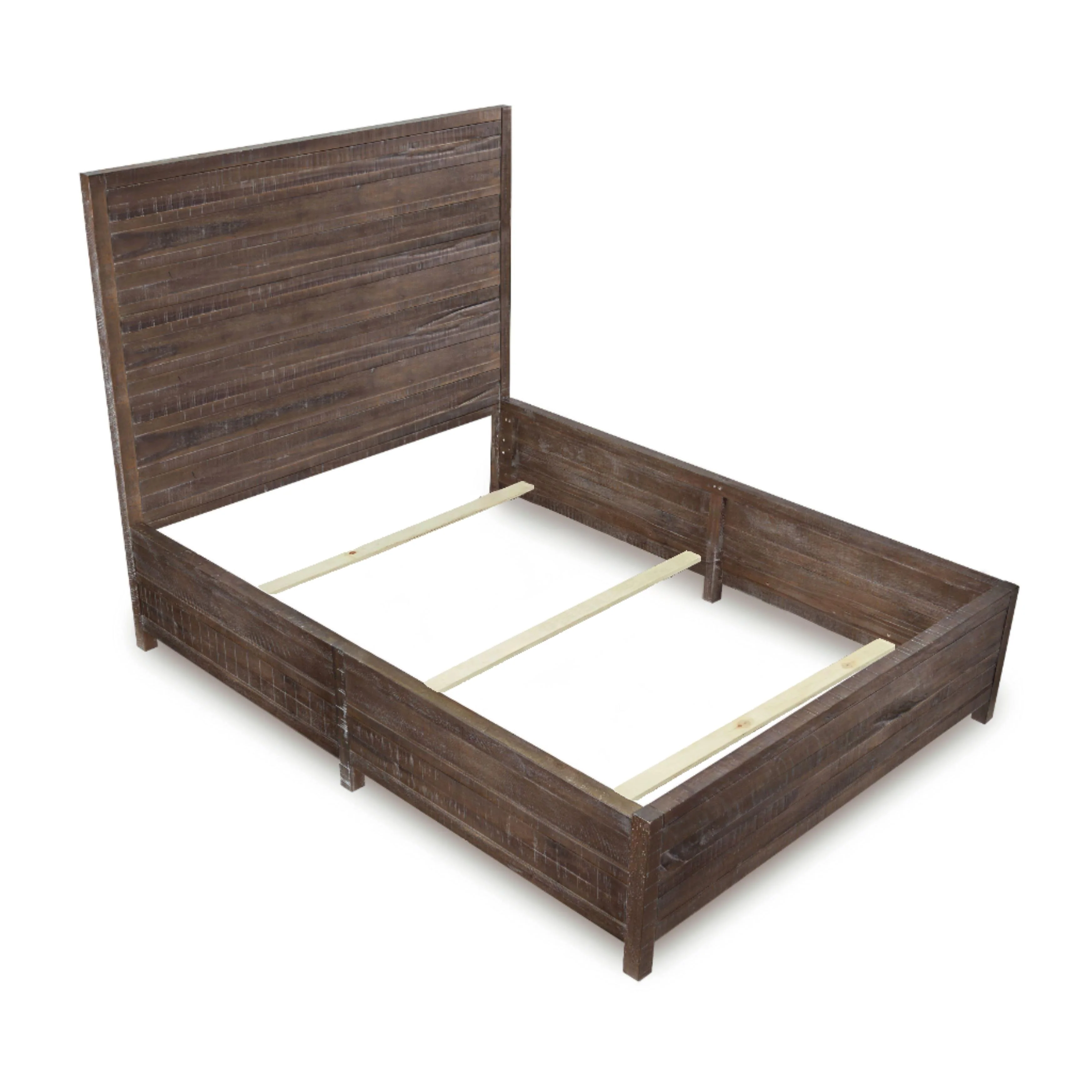 Townsend Solid Wood California King Low-Profile Bed in Gunmetal - Image 6