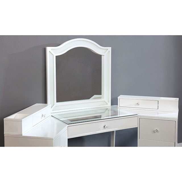 Tracie Luminous White Vanity Set - Image 4